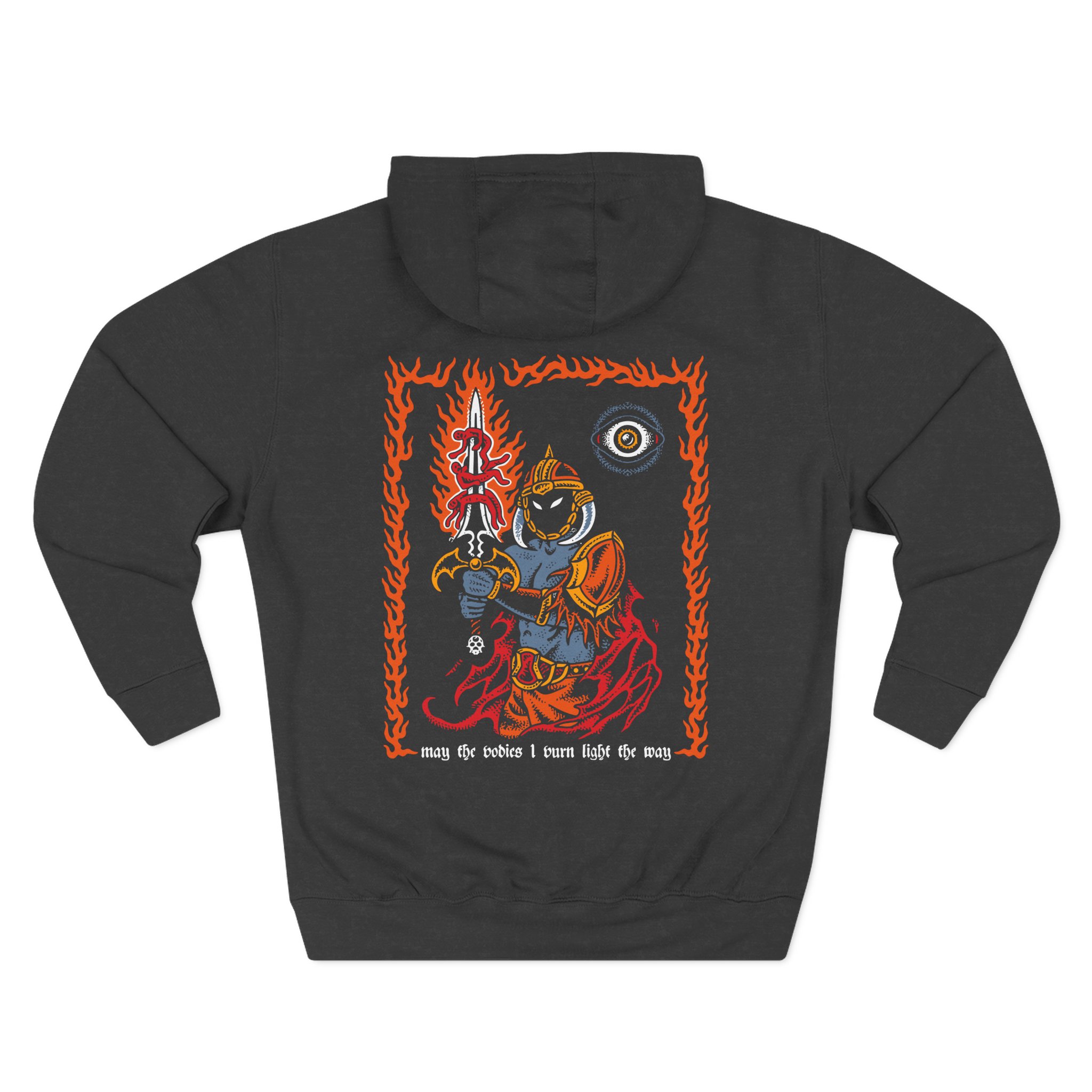 The Acacia Strain may the vodies 1 vurn light the way Three-Panel Fleece Hoodie