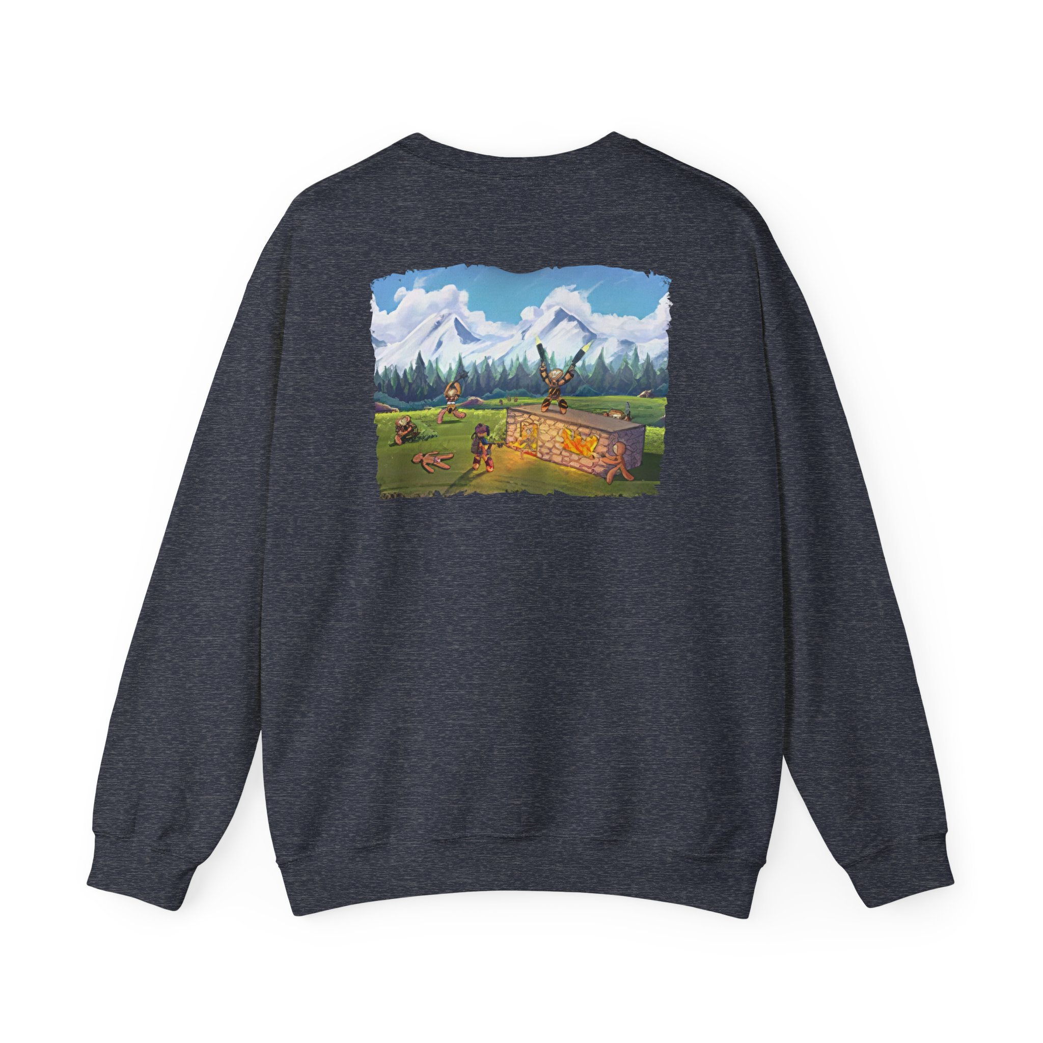 Spoonkid Battlefield Unisex Heavy Blendâ„¢ Crewneck Sweatshirt
