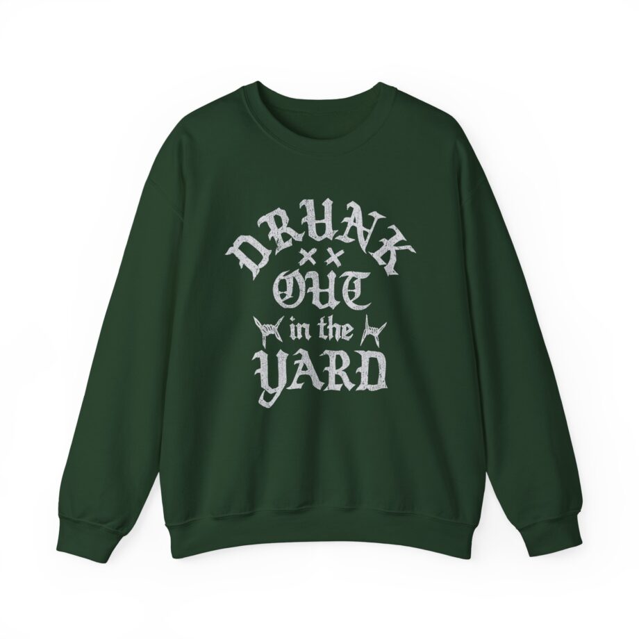 Hardy Drunk Out in the Yard Unisex Heavy Blend™ Crewneck Sweatshirt