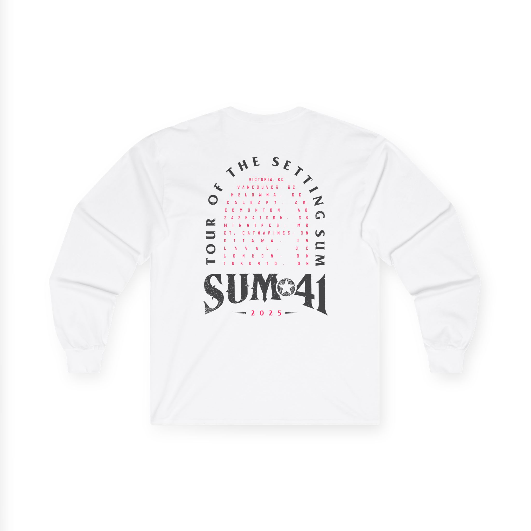 Sum 41 Tour of the Setting Sum Unisex Ultra Cotton Long Sleeve Tee