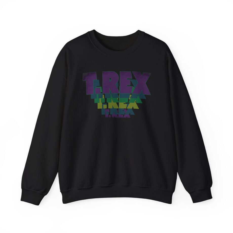 T Rex Stacked Logo Unisex Heavy Blend™ Crewneck Sweatshirt