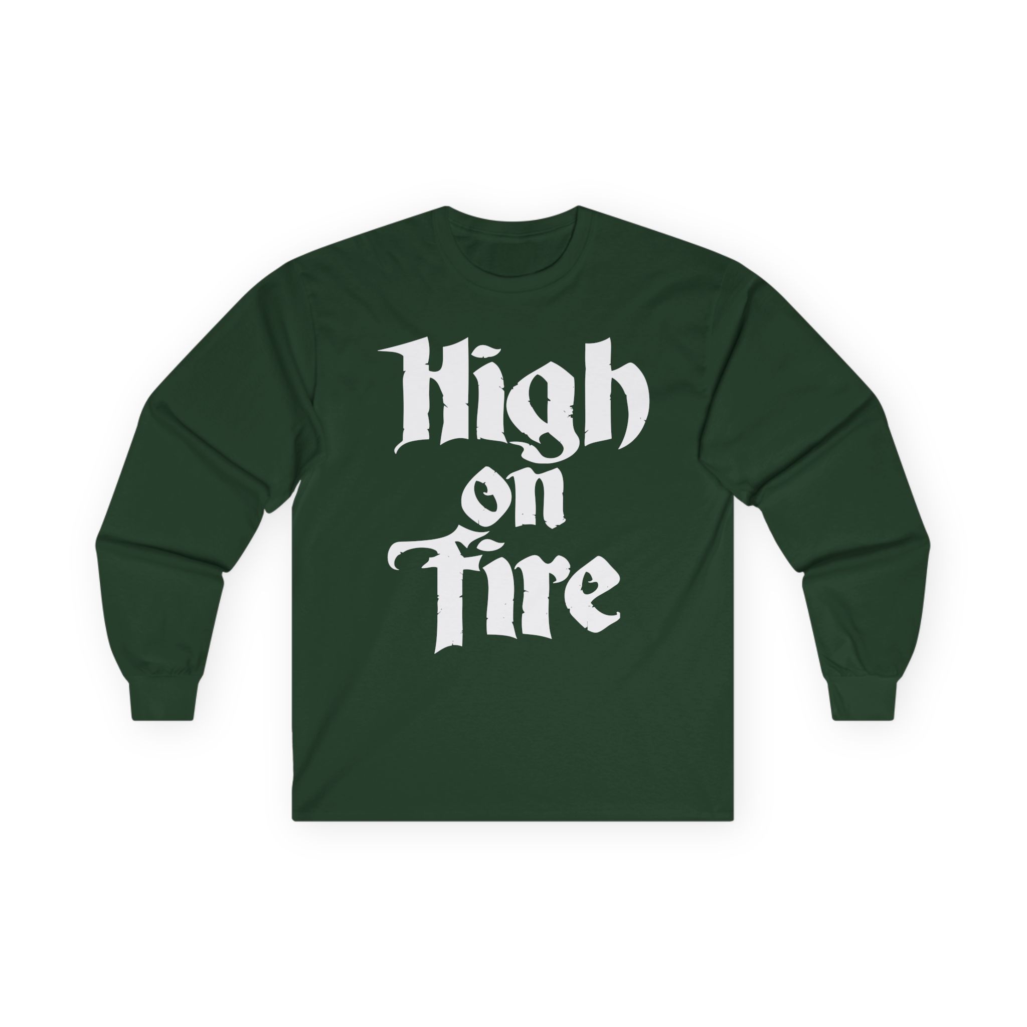 High on Fire Logo Unisex Ultra Cotton Long Sleeve Tee