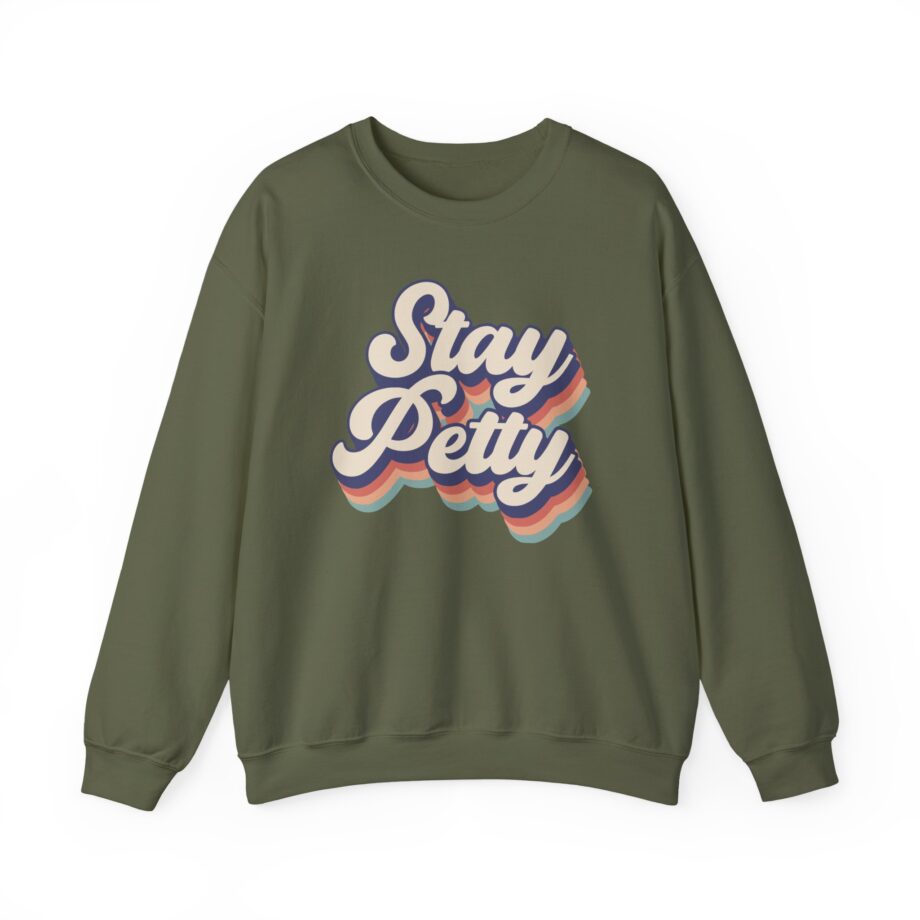 Charlotte Dobre Stay Petty Unisex Heavy Blend™ Crewneck Sweatshirt