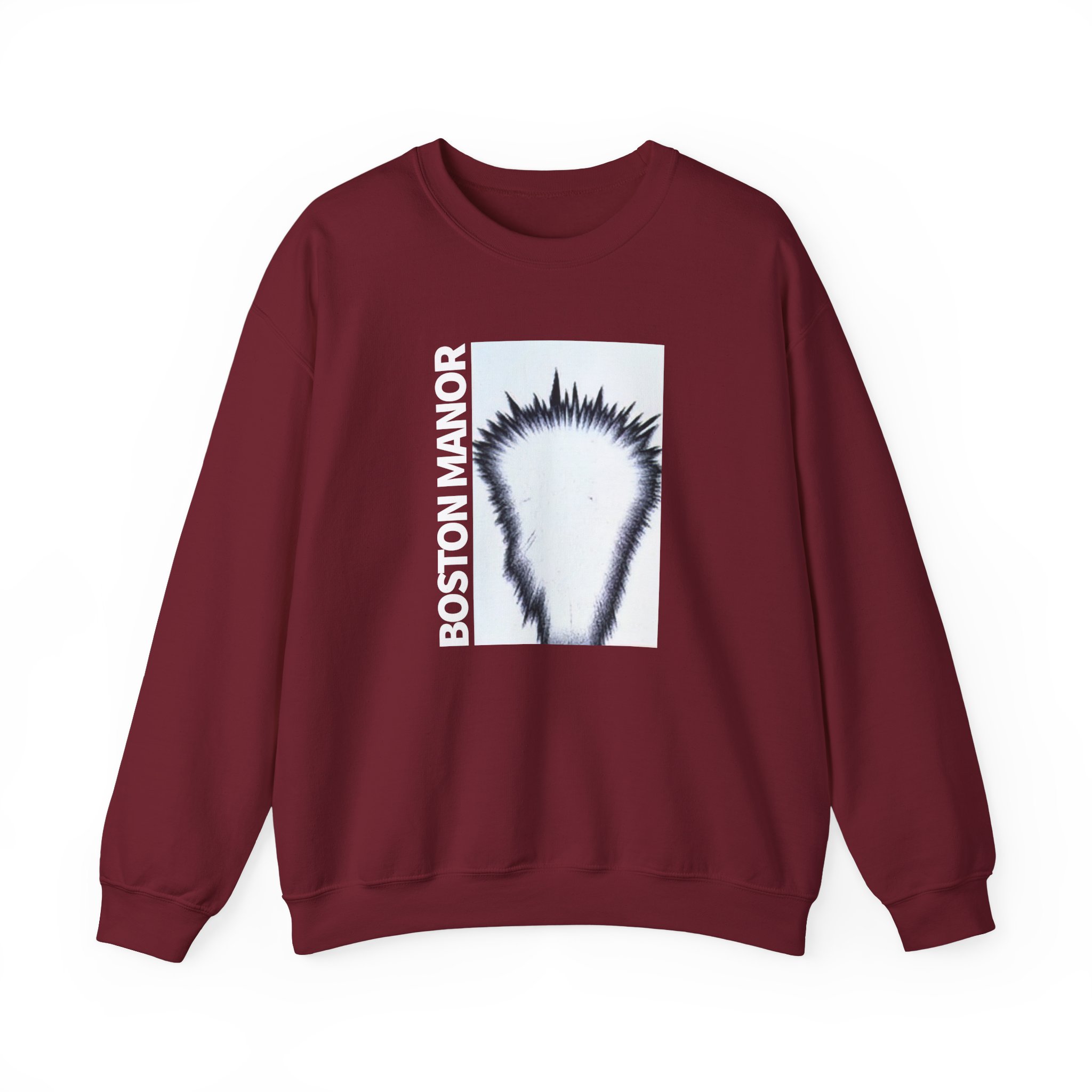 Boston Manor Flower Unisex Heavy Blendâ„¢ Crewneck Sweatshirt