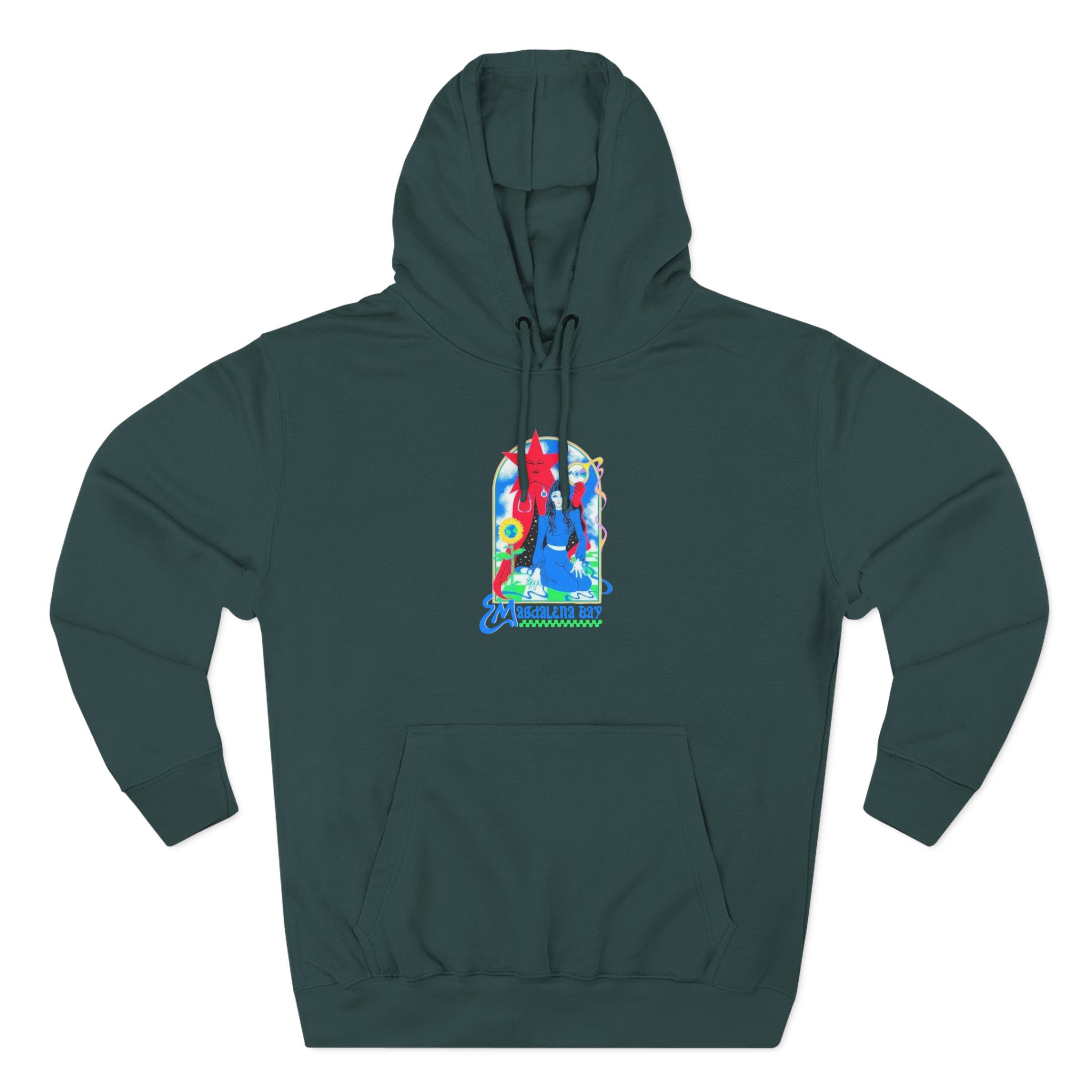Magdalena Bay Imaginal Disk Album  Three-Panel Fleece Hoodie