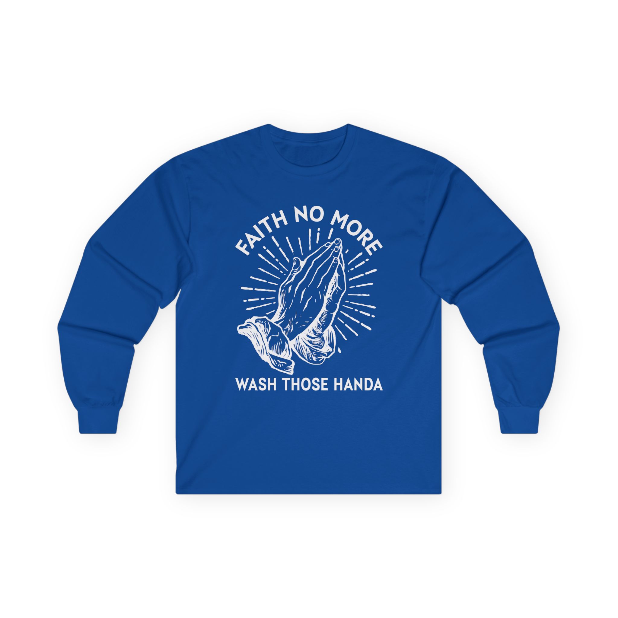 Faith No More Wash Your Hands Unisex Ultra Cotton Long Sleeve Tee
