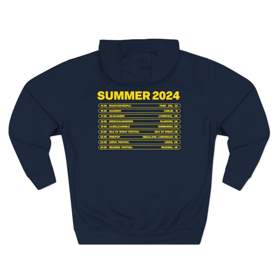 James Marriott Uk Eu 2024 Tour Three-Panel Fleece Hoodie