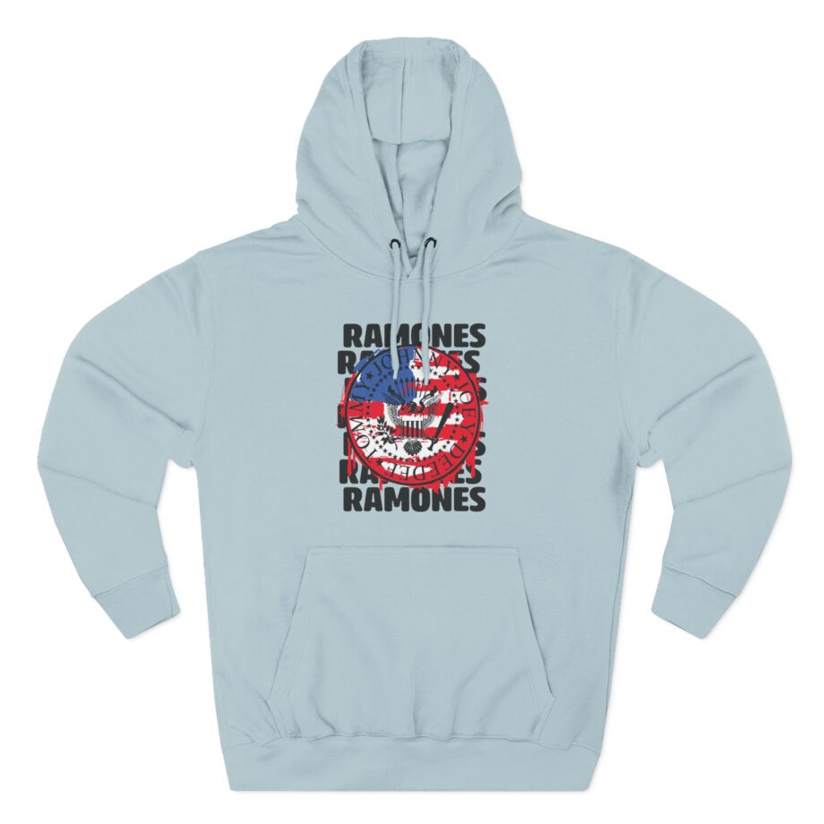 Ramones US Flag Three-Panel Fleece Hoodie