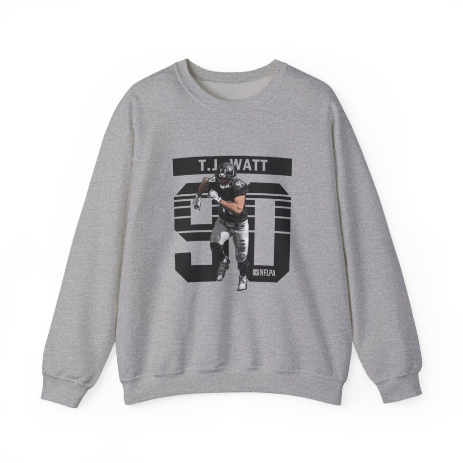 Tj Watt Grunge Unisex Heavy Blend™ Crewneck Sweatshirt