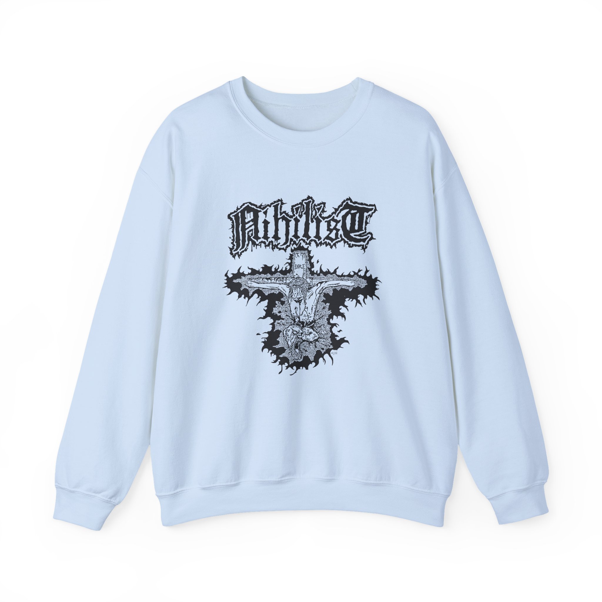 Entombed Nihilist Cross Unisex Heavy Blendâ„¢ Crewneck Sweatshirt