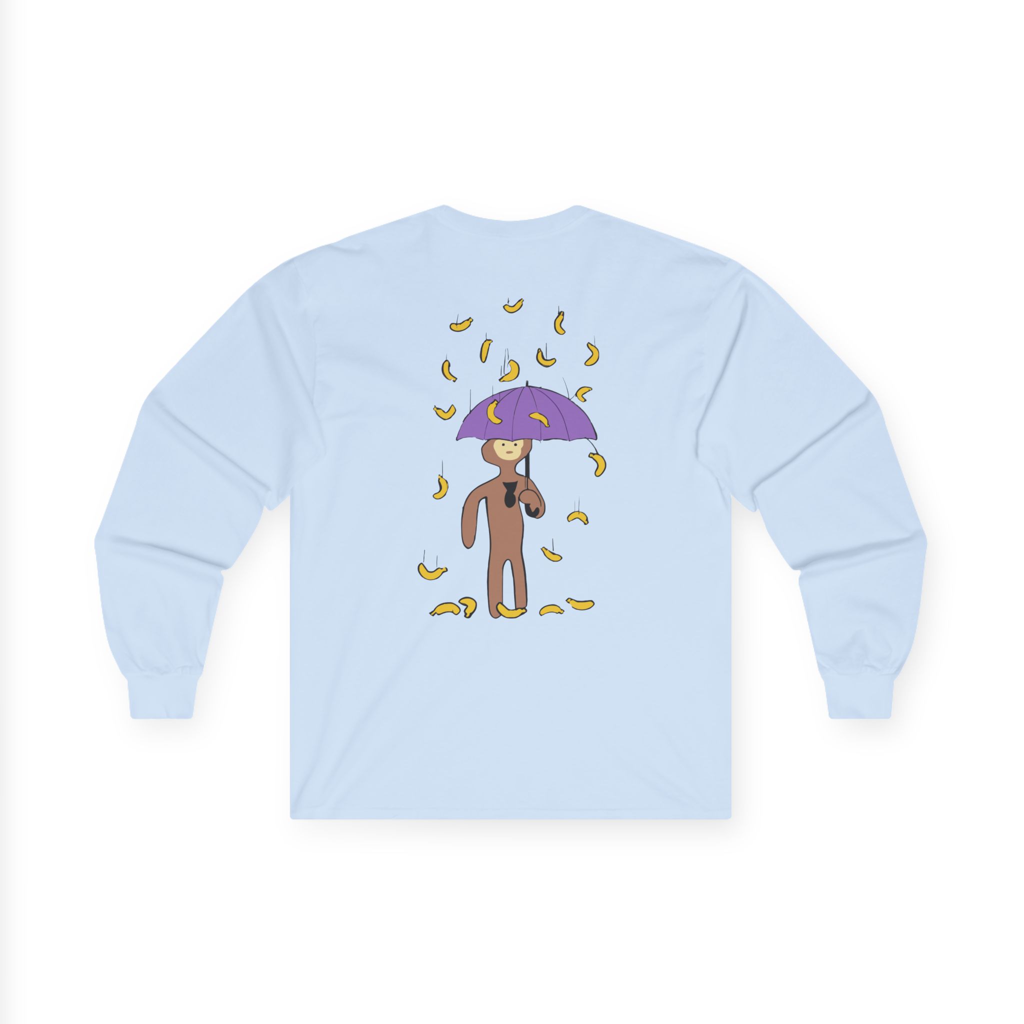 Spoonkid Raining Bananas Unisex Ultra Cotton Long Sleeve Tee