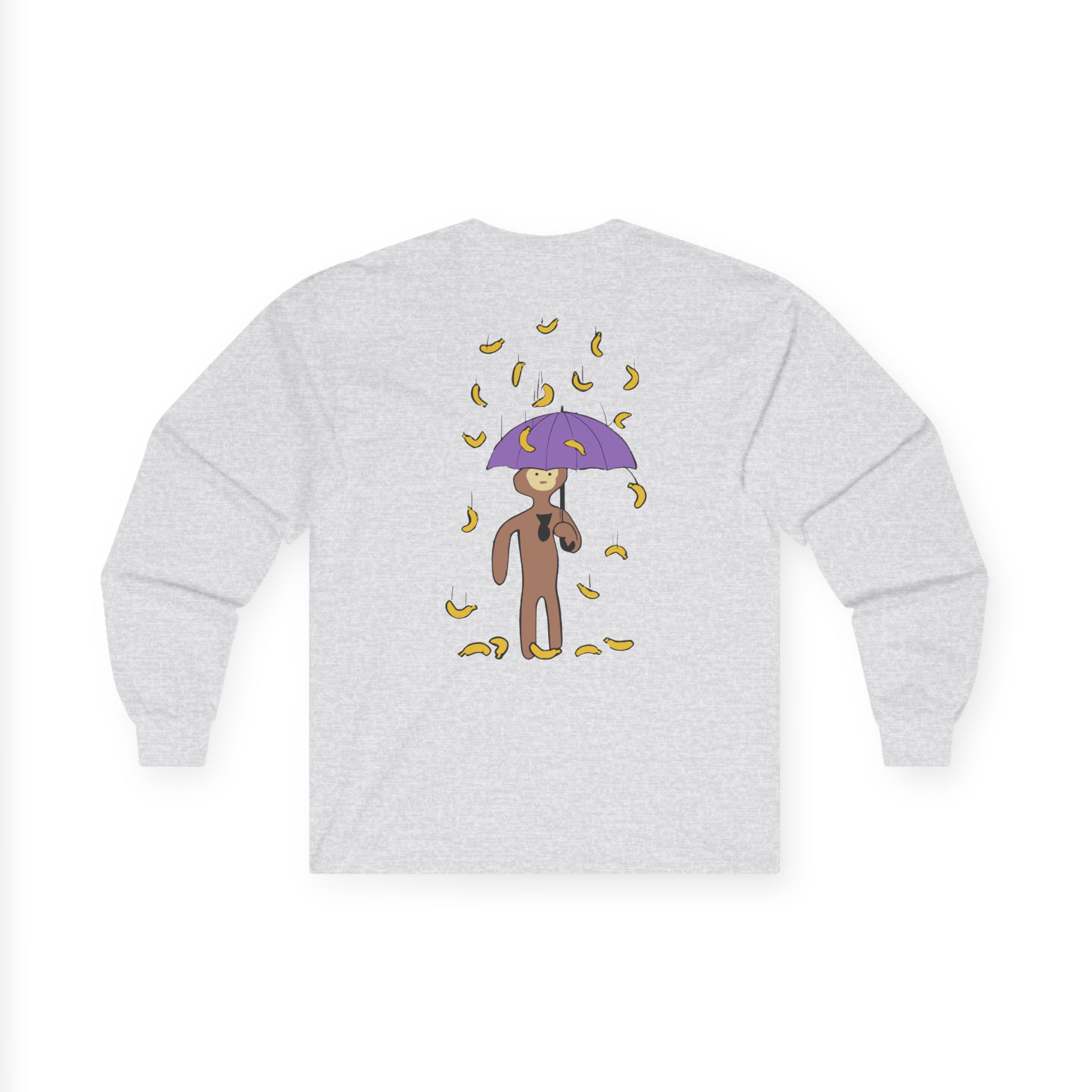 Spoonkid Raining Bananas Unisex Ultra Cotton Long Sleeve Tee