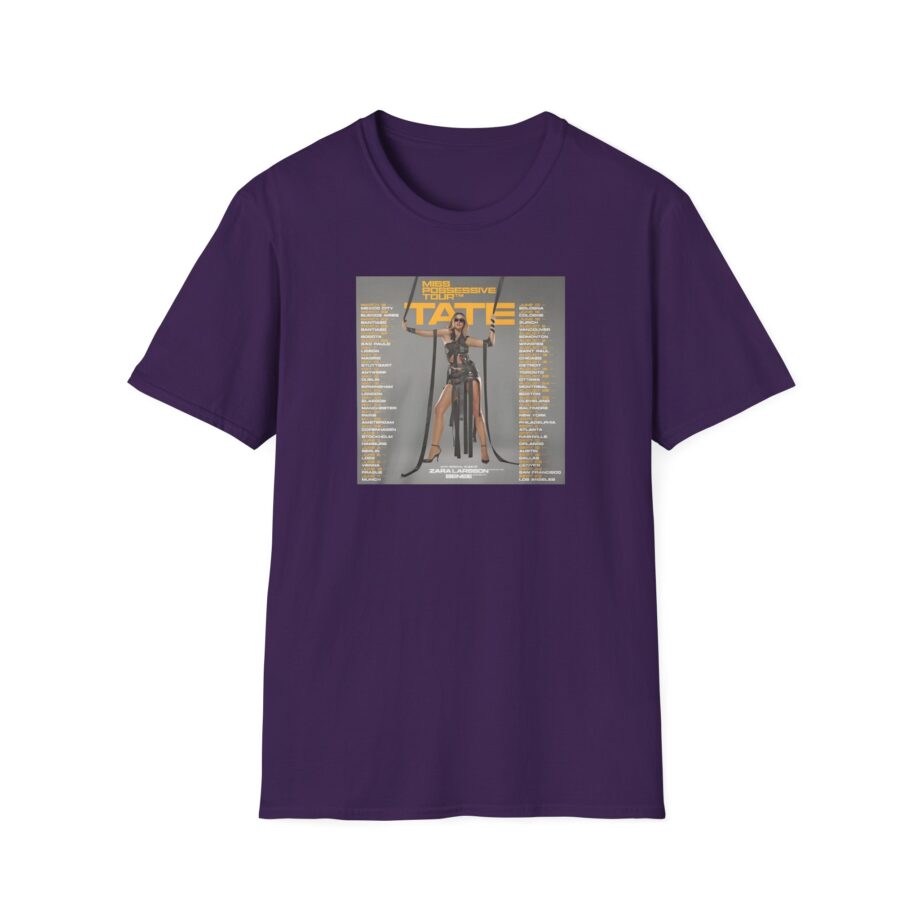 Tate Mcrae Miss Possessive Tour 2025 Unisex Softstyle T-Shirt