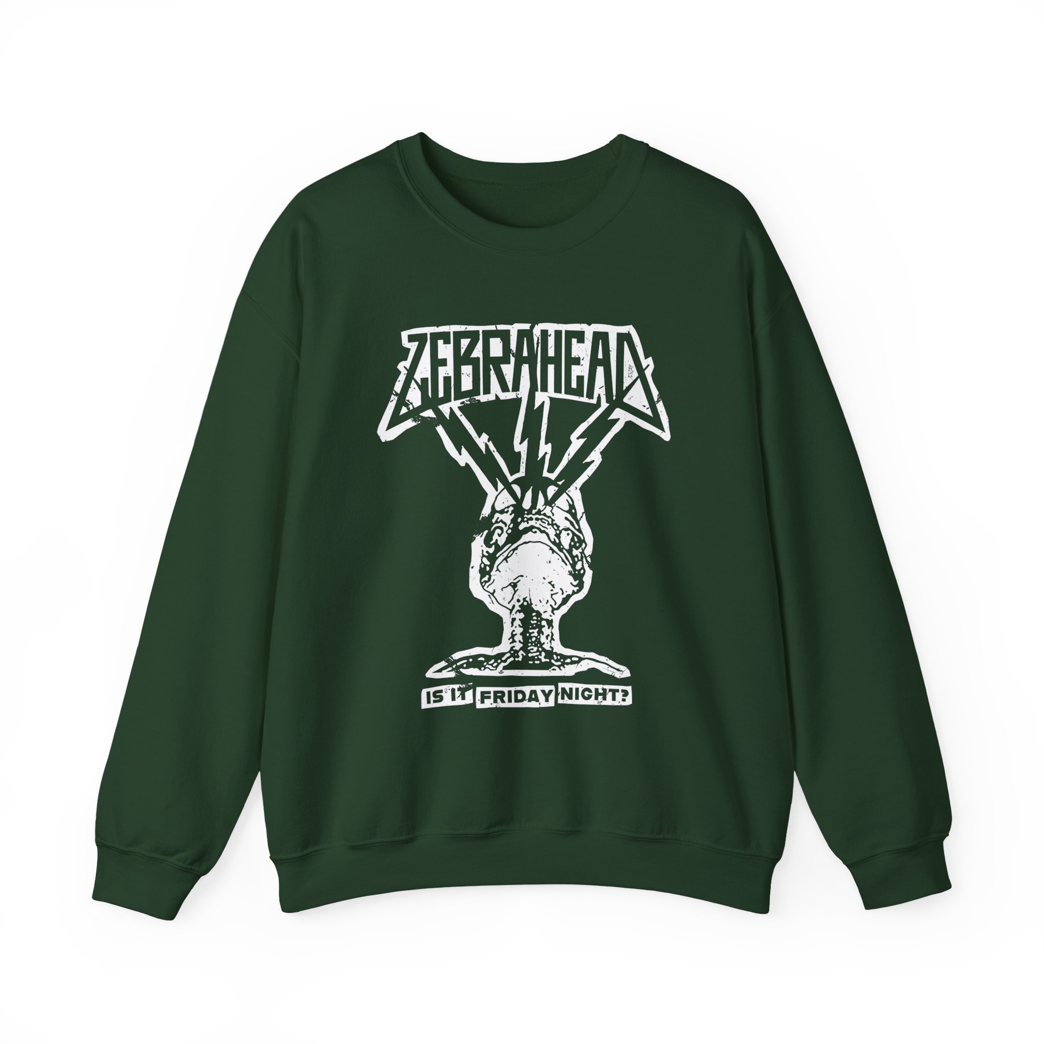 Zebrahead Lightning Skull Friday night tour Unisex Heavy Blendâ„¢ Crewneck Sweatshirt