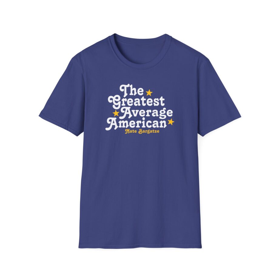 The Greatest Average American Nate Bargatze Unisex Softstyle T-Shirt