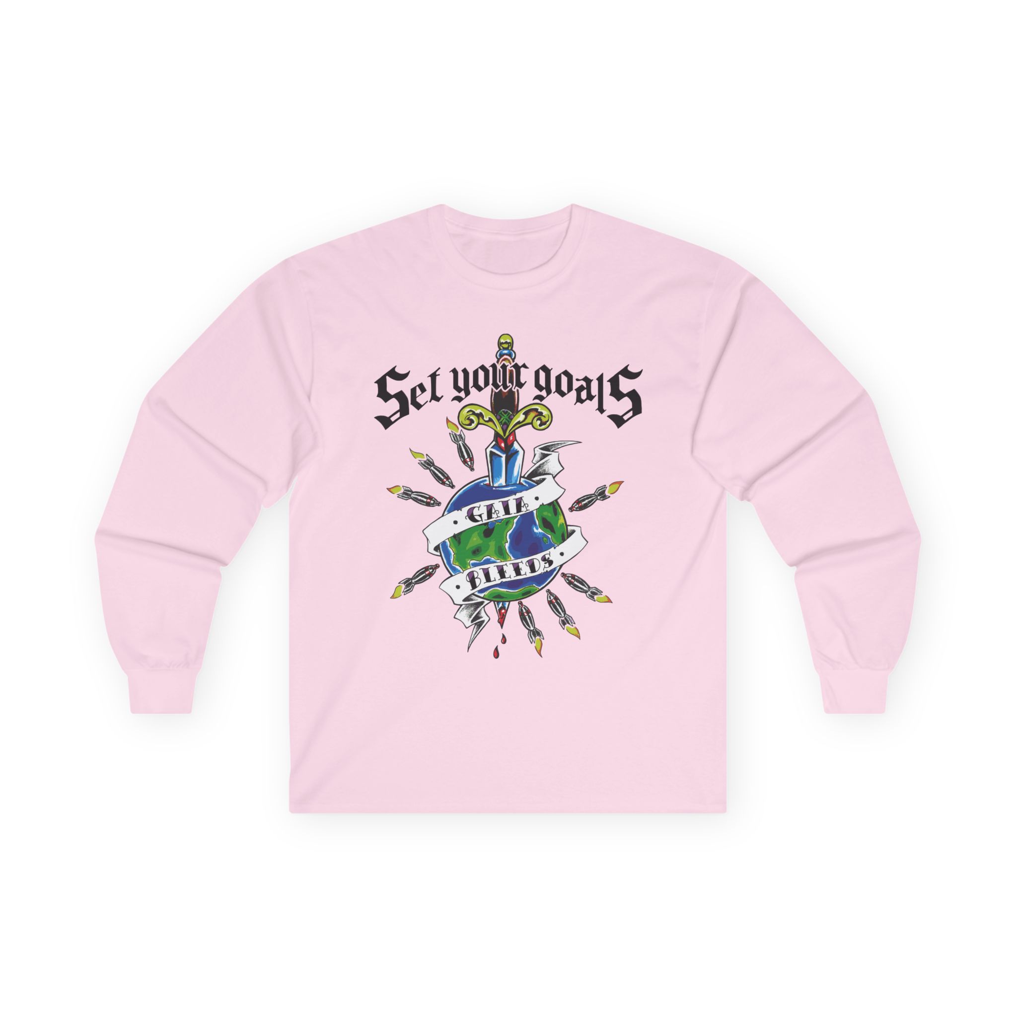 Set Your Goals Gaia Bleeds Unisex Ultra Cotton Long Sleeve Tee