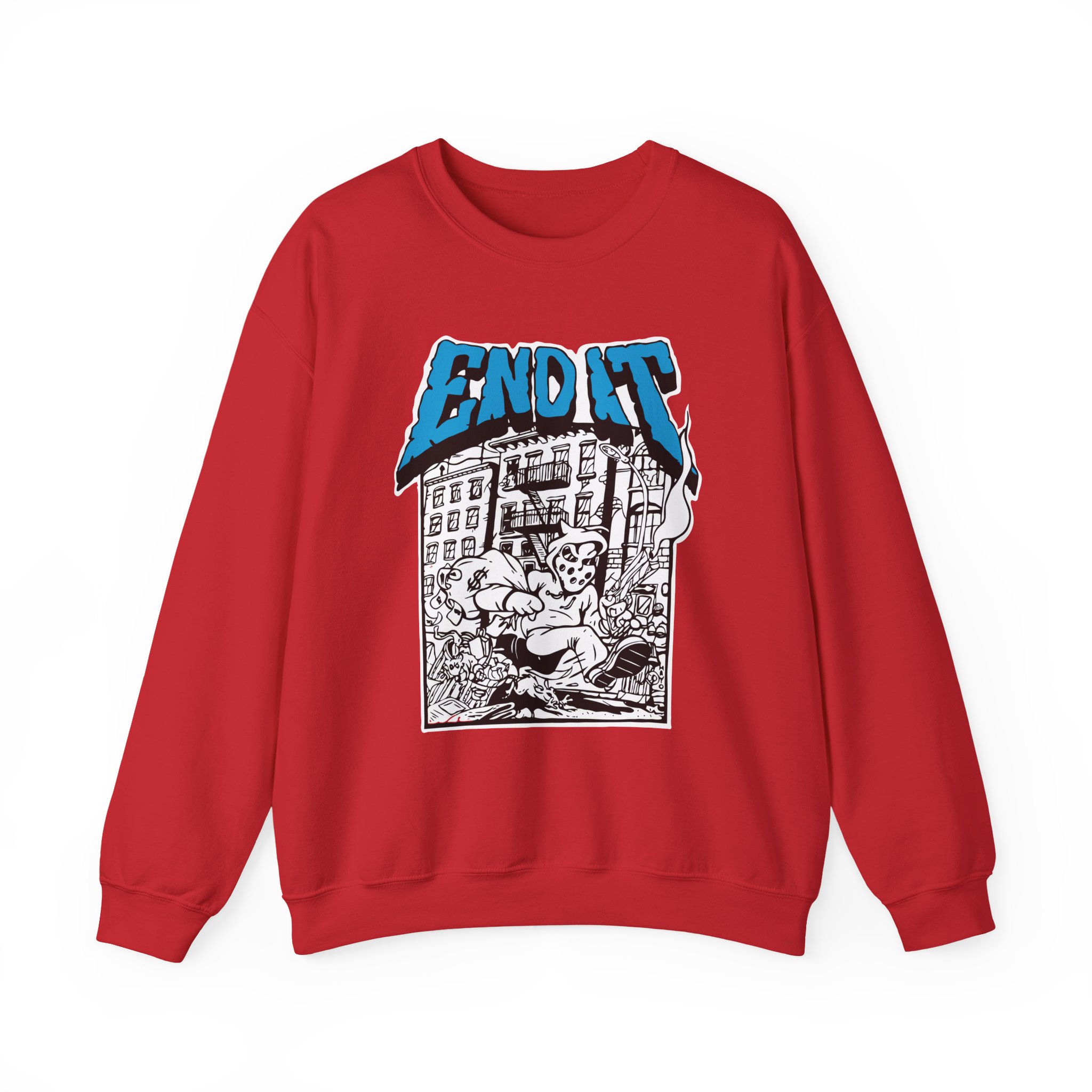 End It Unisex Heavy Blend Crewneck Sweatshirt