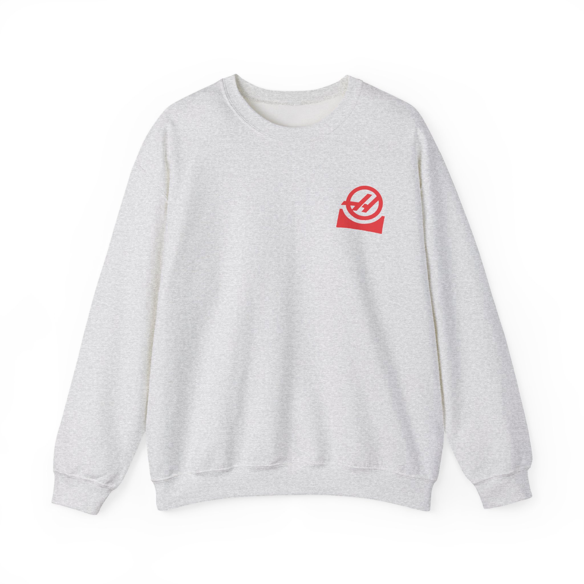 Haas F1 Color Block Unisex Heavy Blendâ„¢ Crewneck Sweatshirt