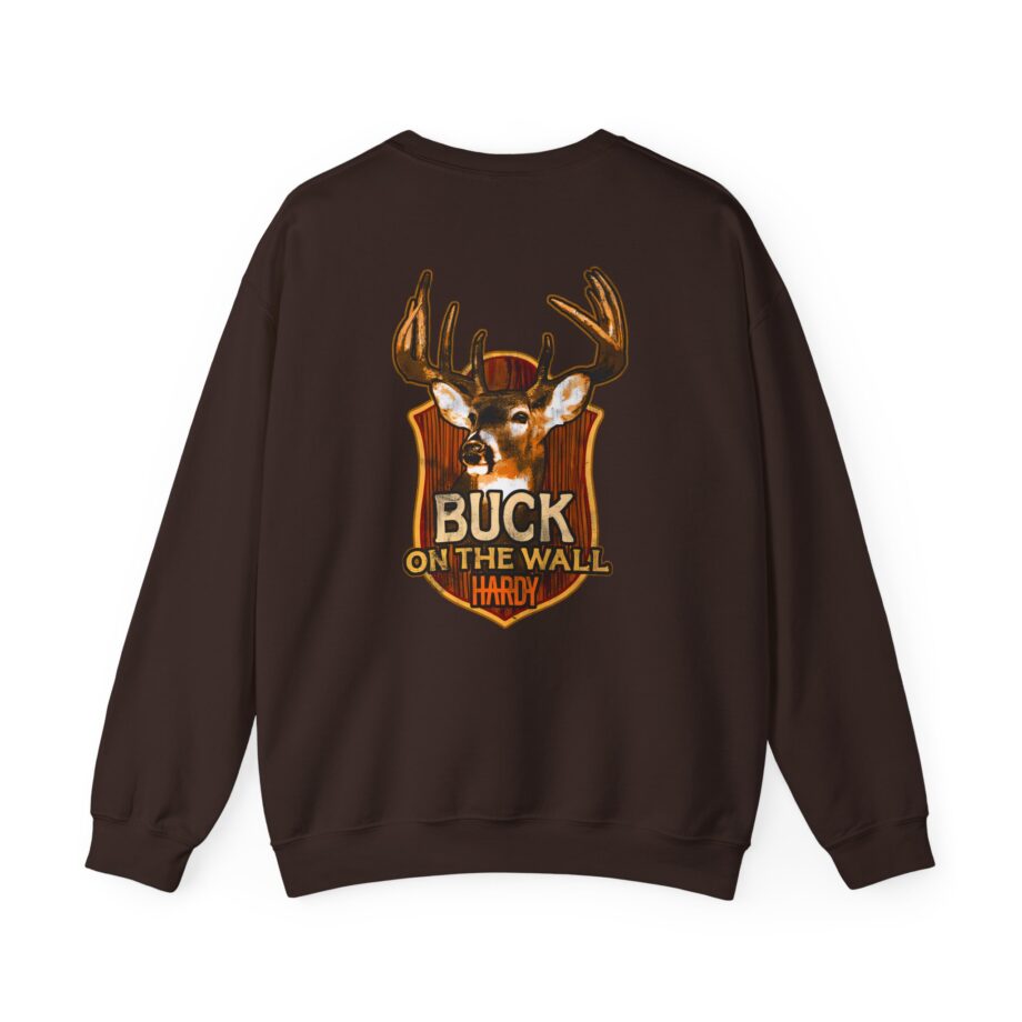 Hardy Buck on the Wall Unisex Heavy Blend™ Crewneck Sweatshirt