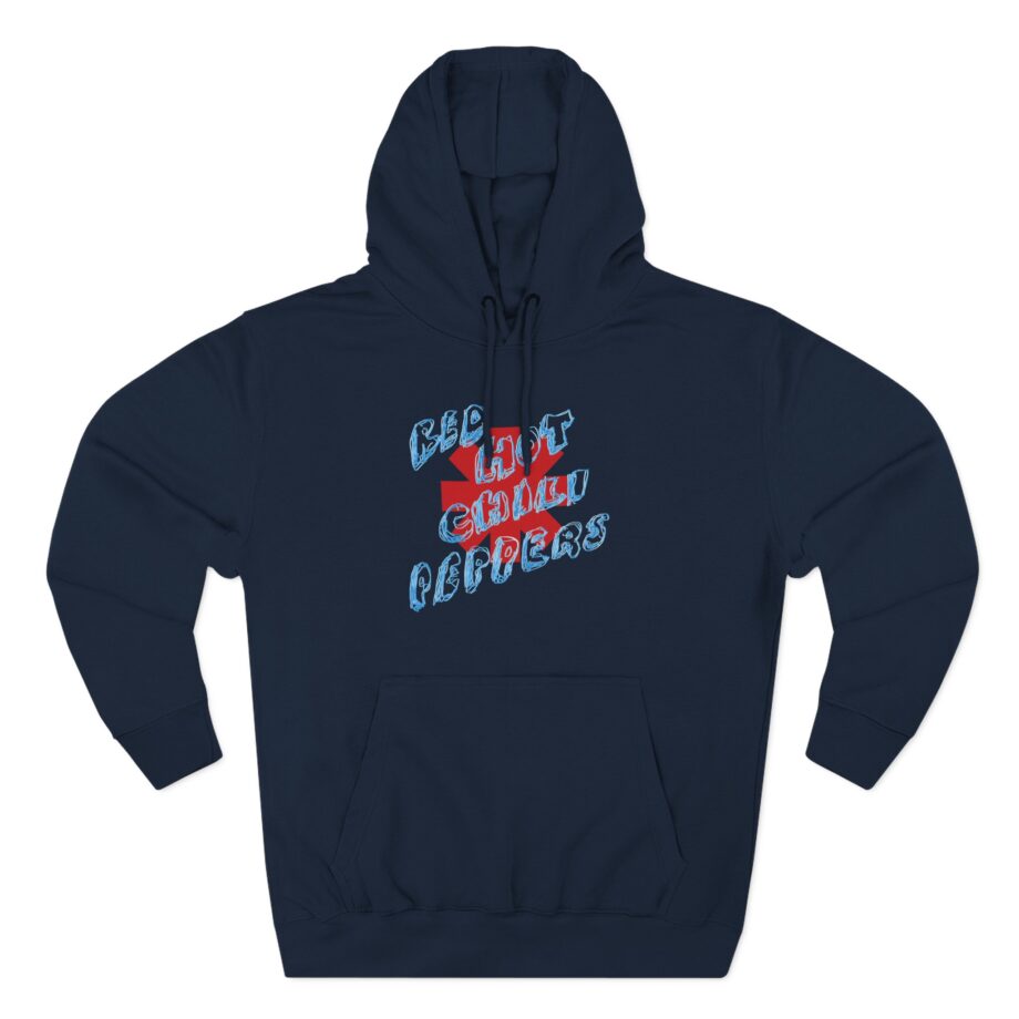 Red Hot Chili Peppers Scribbled Logo Three-Panel Fleece Hoodie