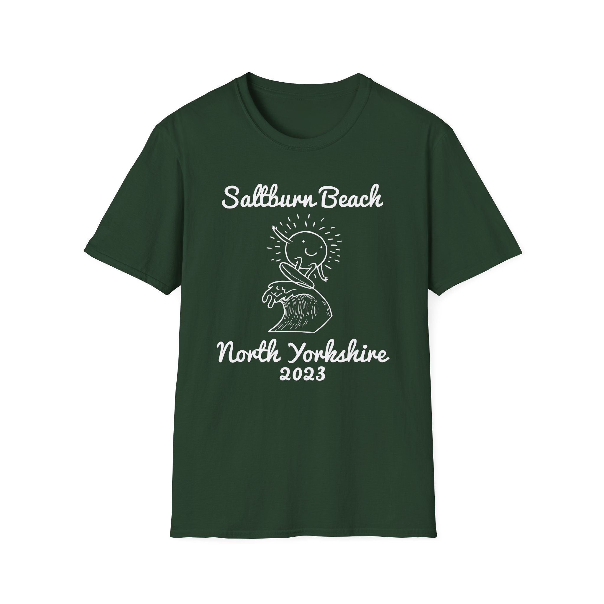 Saltburn Beach Unisex Softstyle T-Shirt