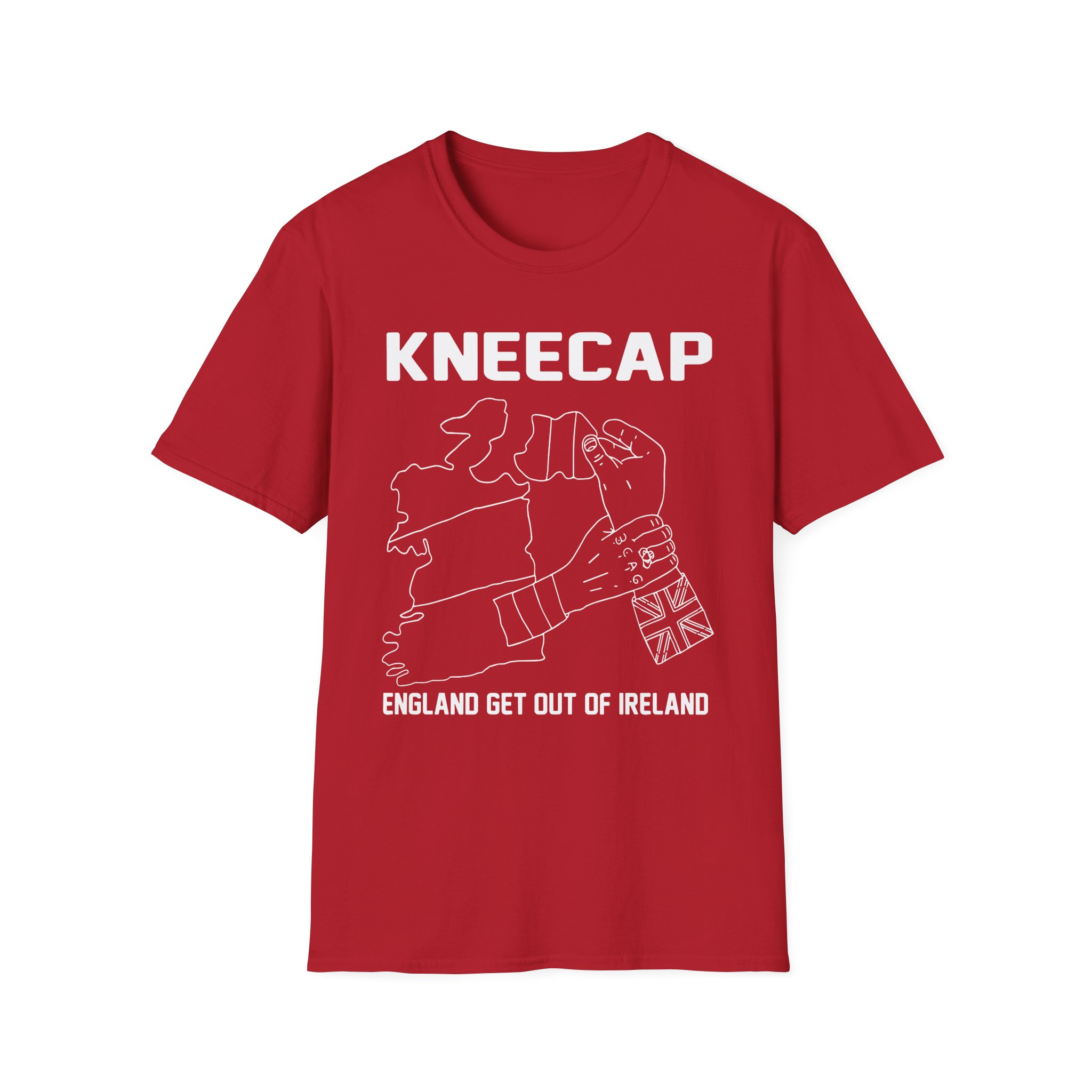 England Get Out of Ireland Unisex Softstyle T-Shirt