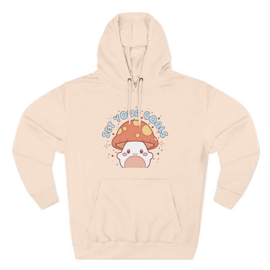 Set Your Goals Shroom Three-Panel Fleece Hoodie