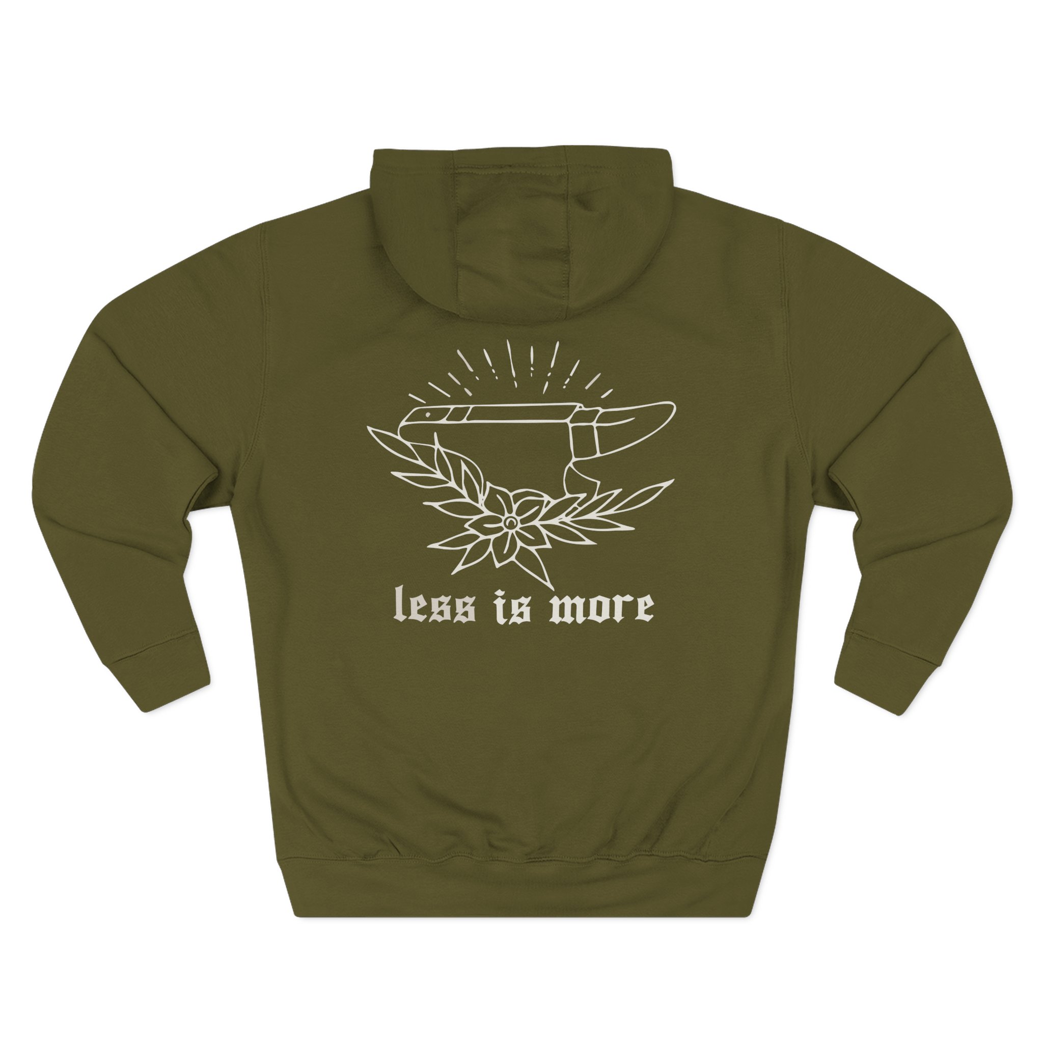 Kublai Khan - Less is More Three-Panel Fleece Hoodie