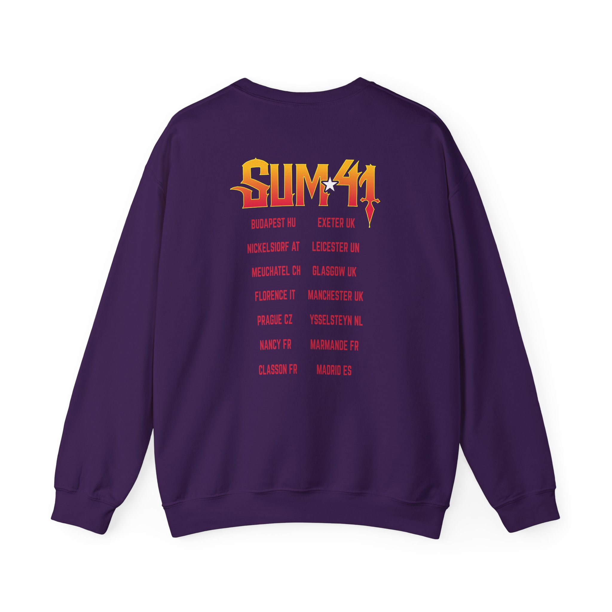 Sum 41 Out for Blood Unisex Heavy Blendâ„¢ Crewneck Sweatshirt