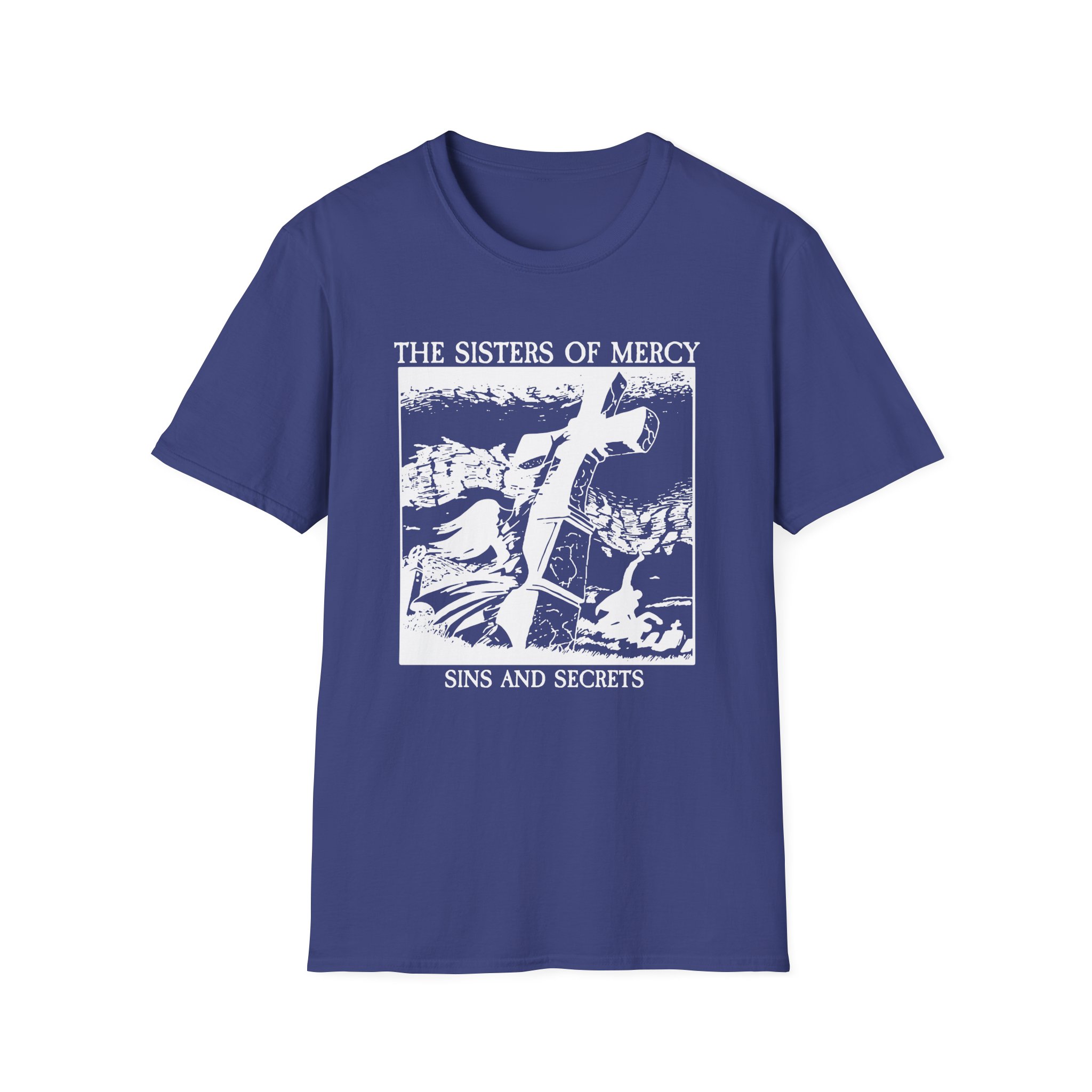 The Sisters Of Mercy Sins And Secrets Unisex Softstyle T-Shirt