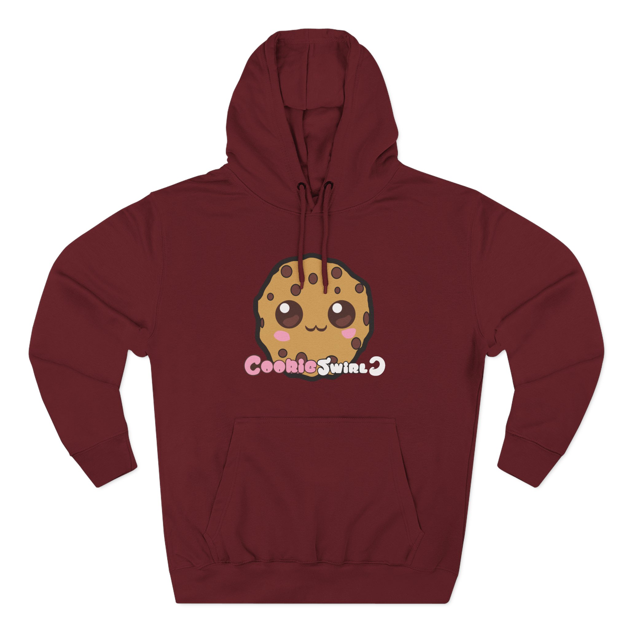 Cookieswirlc Three-Panel Fleece Hoodie
