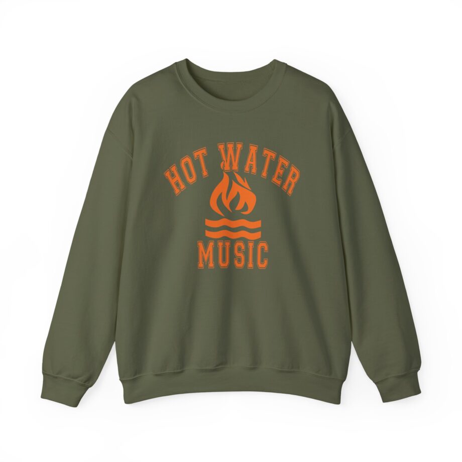 Hot Water Music College Flame Unisex Heavy Blend™ Crewneck Sweatshirt