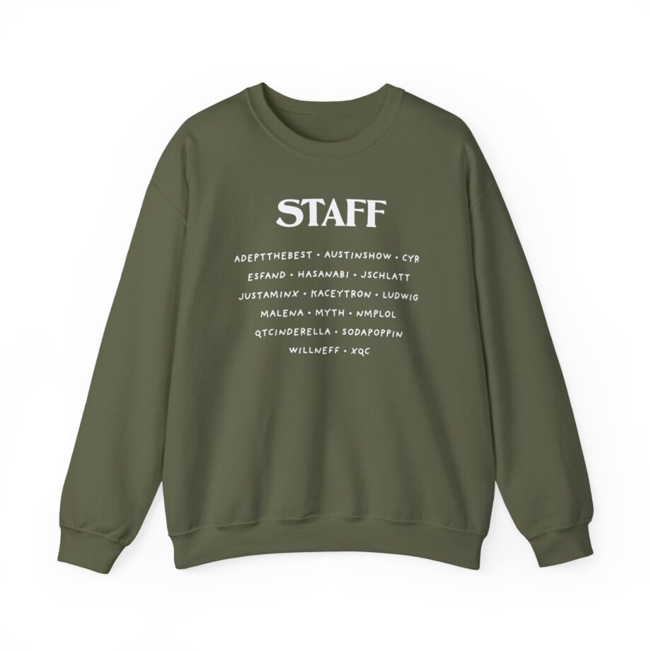 Qtcinderella Shit Camp Staff Unisex Heavy Blend™ Crewneck Sweatshirt