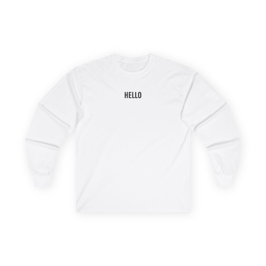Adele Hallo Unisex Ultra Cotton Long Sleeve Tee