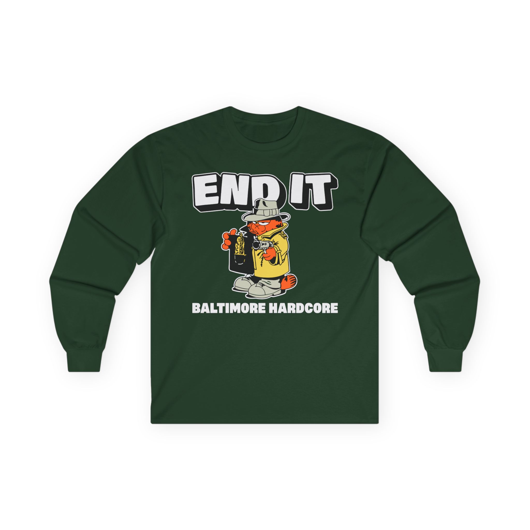 End It Baltimore Hardcore Unisex Ultra Cotton Long Sleeve Tee