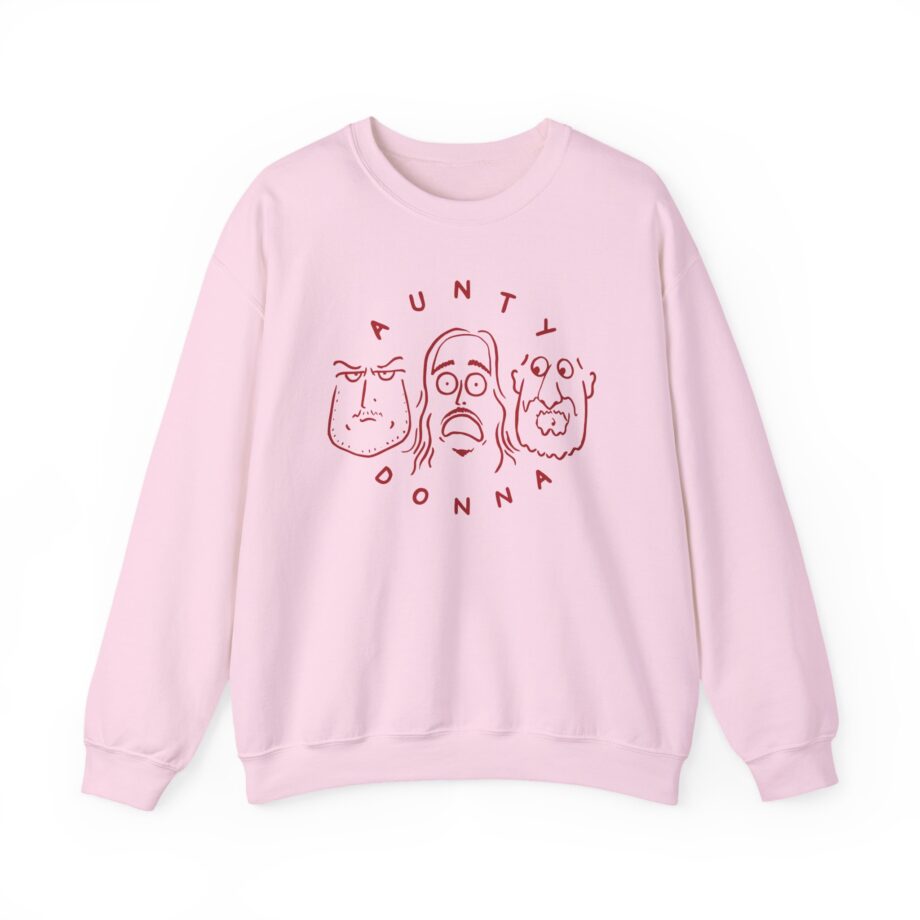 Aunty Donna White Faces Unisex Heavy Blend™ Crewneck Sweatshirt