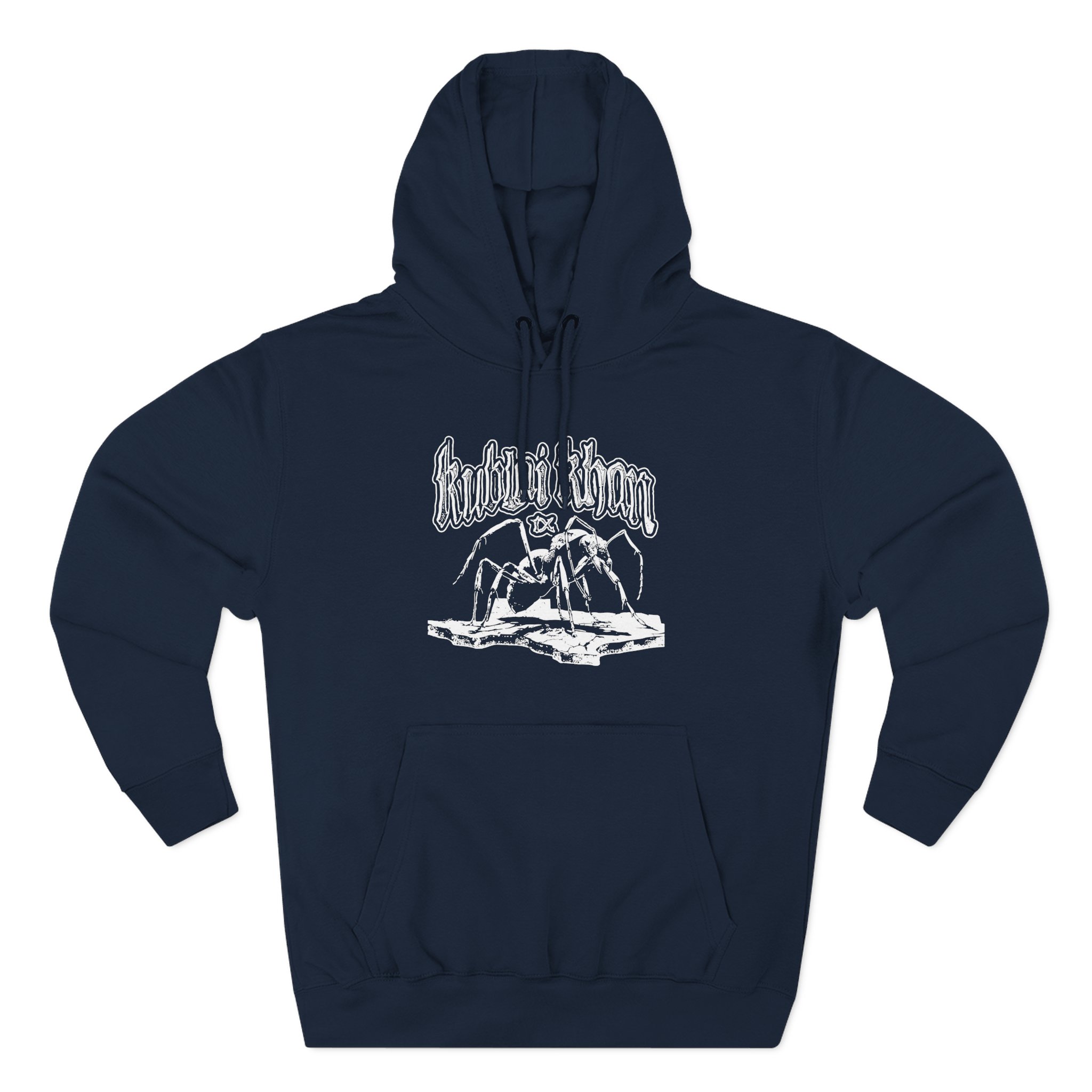 Kublai Khan Antpile 2 Black Three-Panel Fleece Hoodie