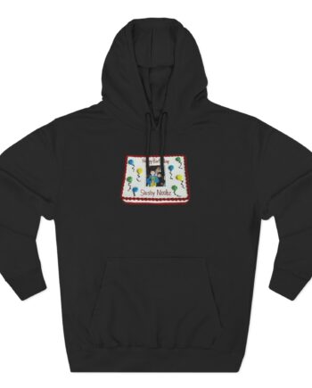 Birthday Cake Slushy Noobz Three-Panel Fleece Hoodie