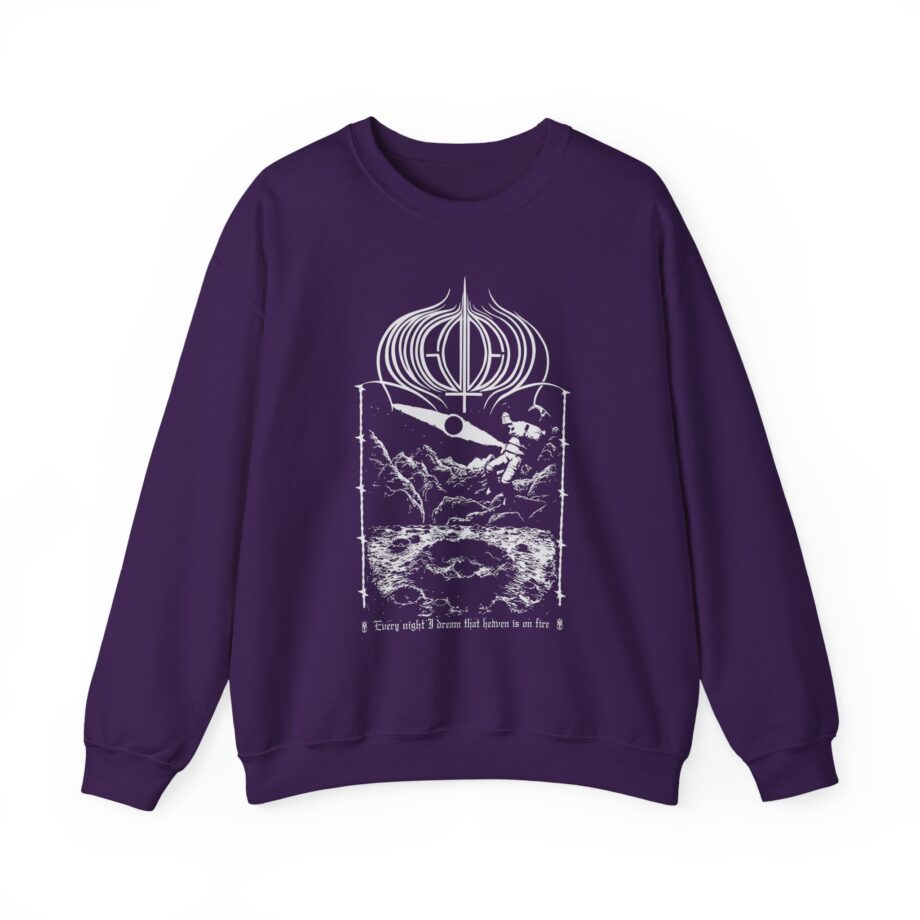 Amigo The Devil  Heavens On Fire Unisex Heavy Blend™ Crewneck Sweatshirt