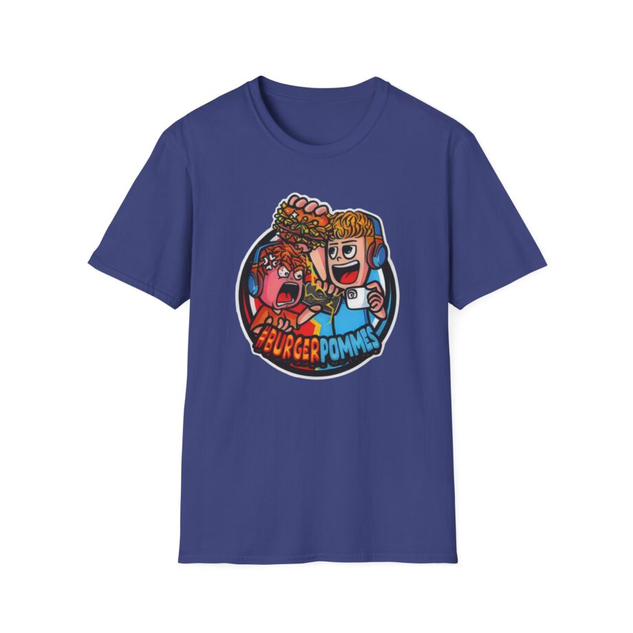 Burger Pommes Unisex Softstyle T-Shirt