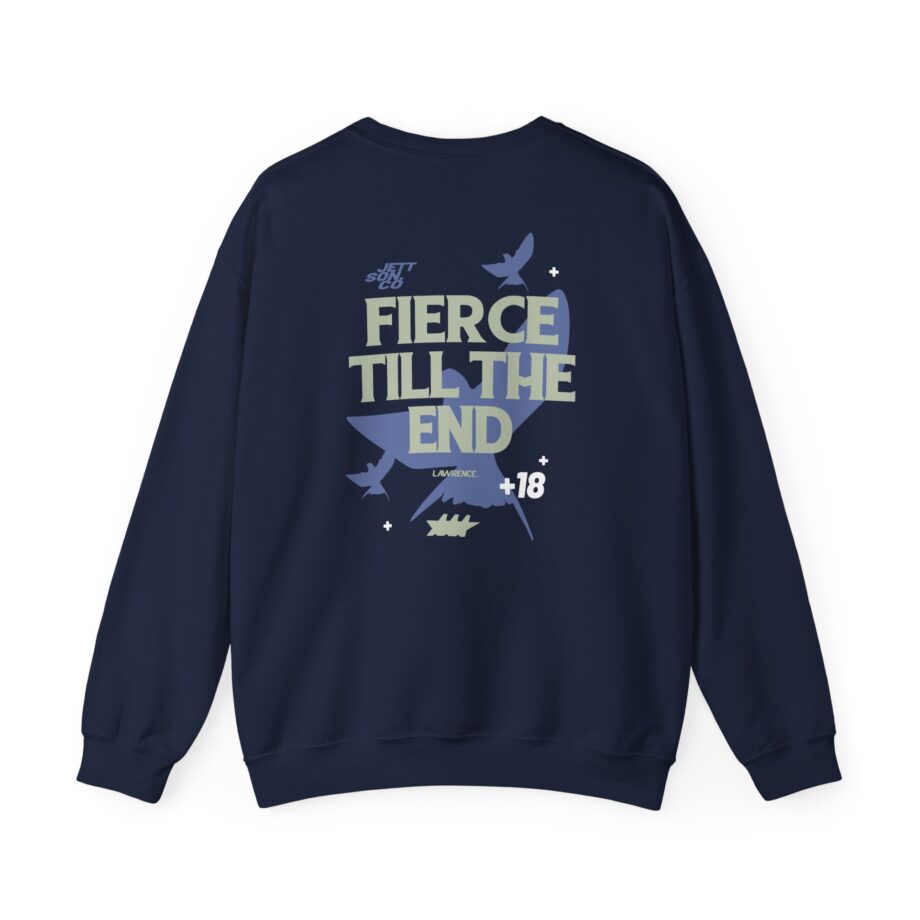 Jett Lawrenc Fierce Till the End Unisex Heavy Blend™ Crewneck Sweatshirt