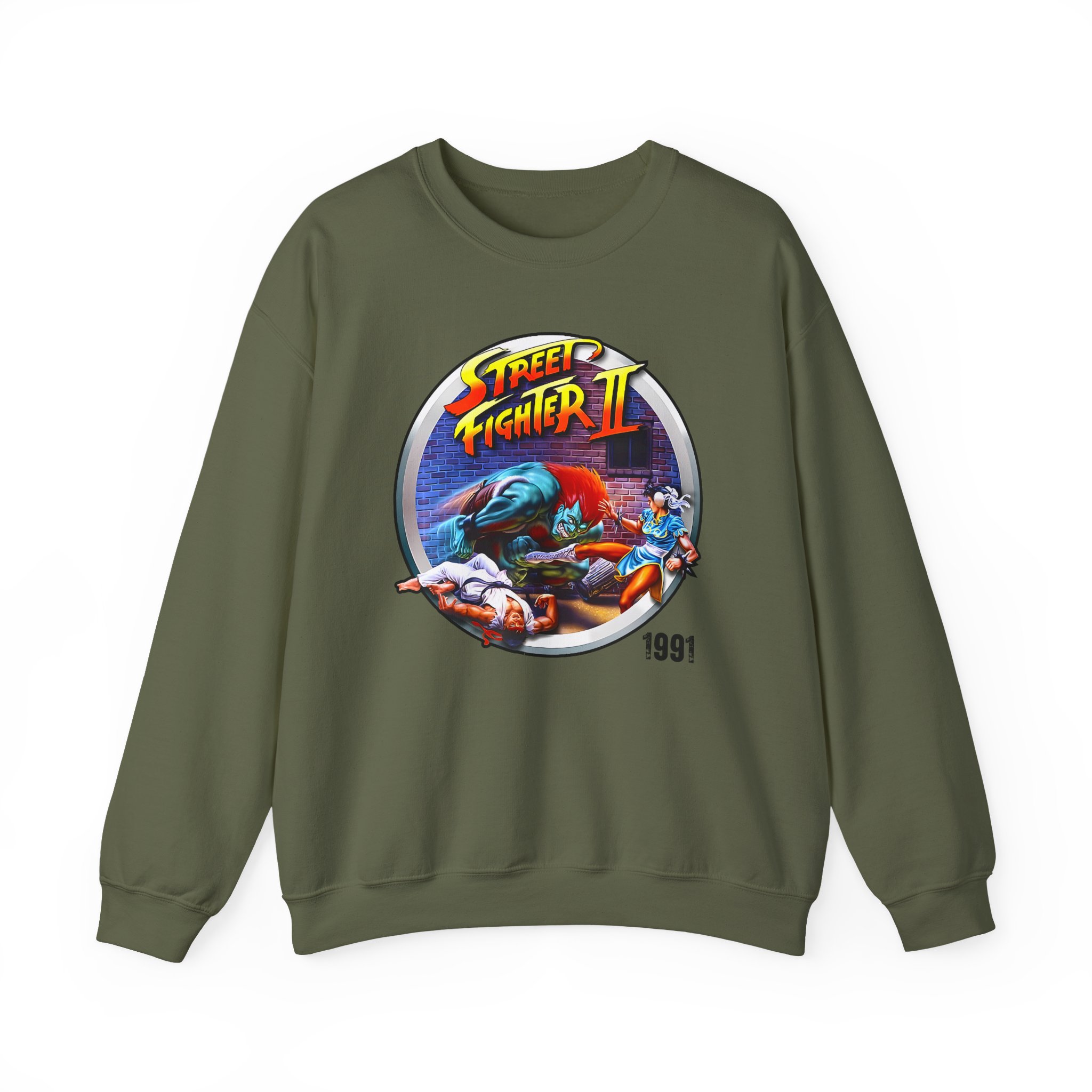 Ishowspeed Street Fighter Unisex Heavy Blendâ„¢ Crewneck Sweatshirt
