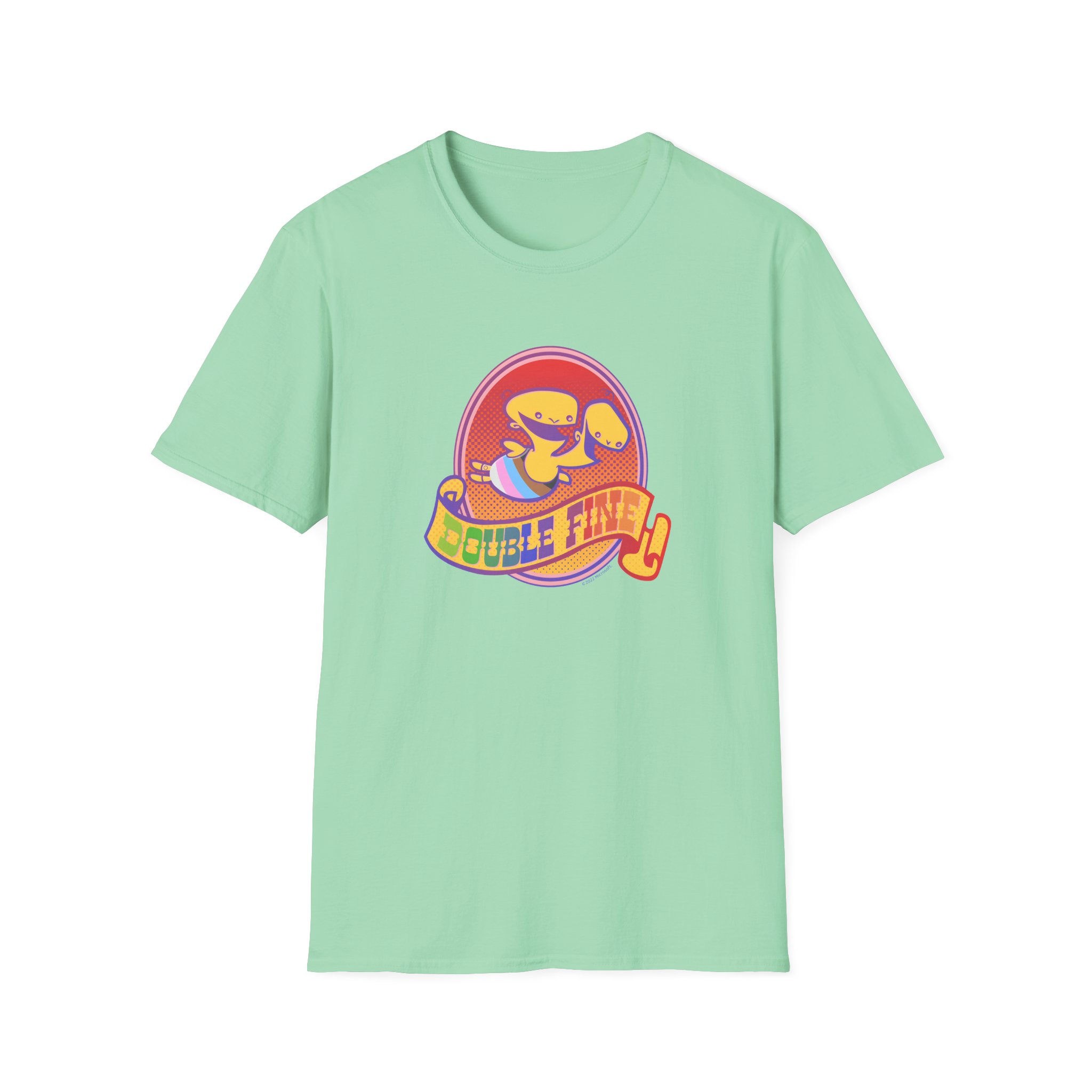 Double Fine Pride Unisex Softstyle T-Shirt