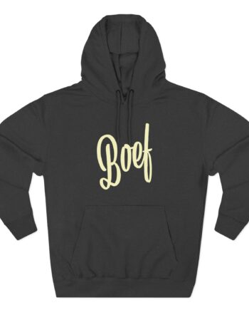 Boef Three-Panel Fleece Hoodie