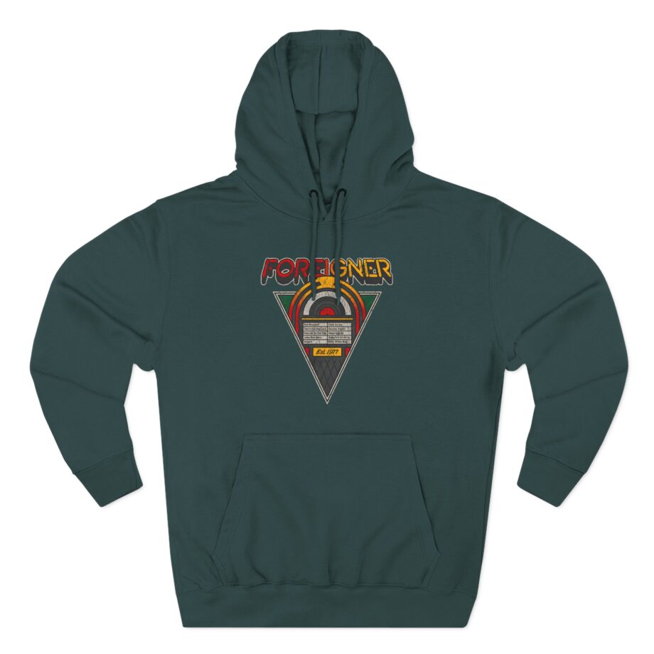 Foreigner Juke Box Three-Panel Fleece Hoodie