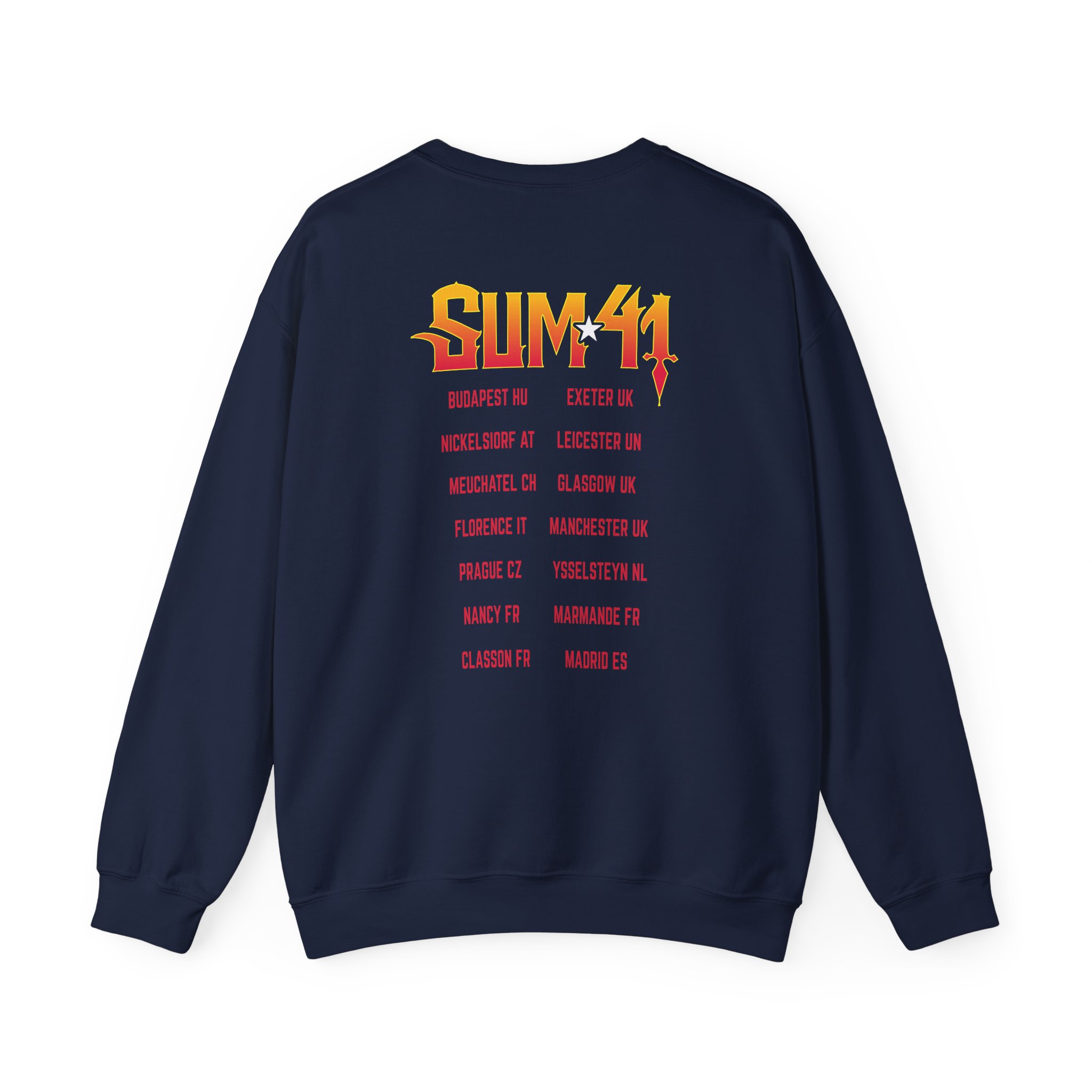 Sum 41 Out for Blood Unisex Heavy Blendâ„¢ Crewneck Sweatshirt