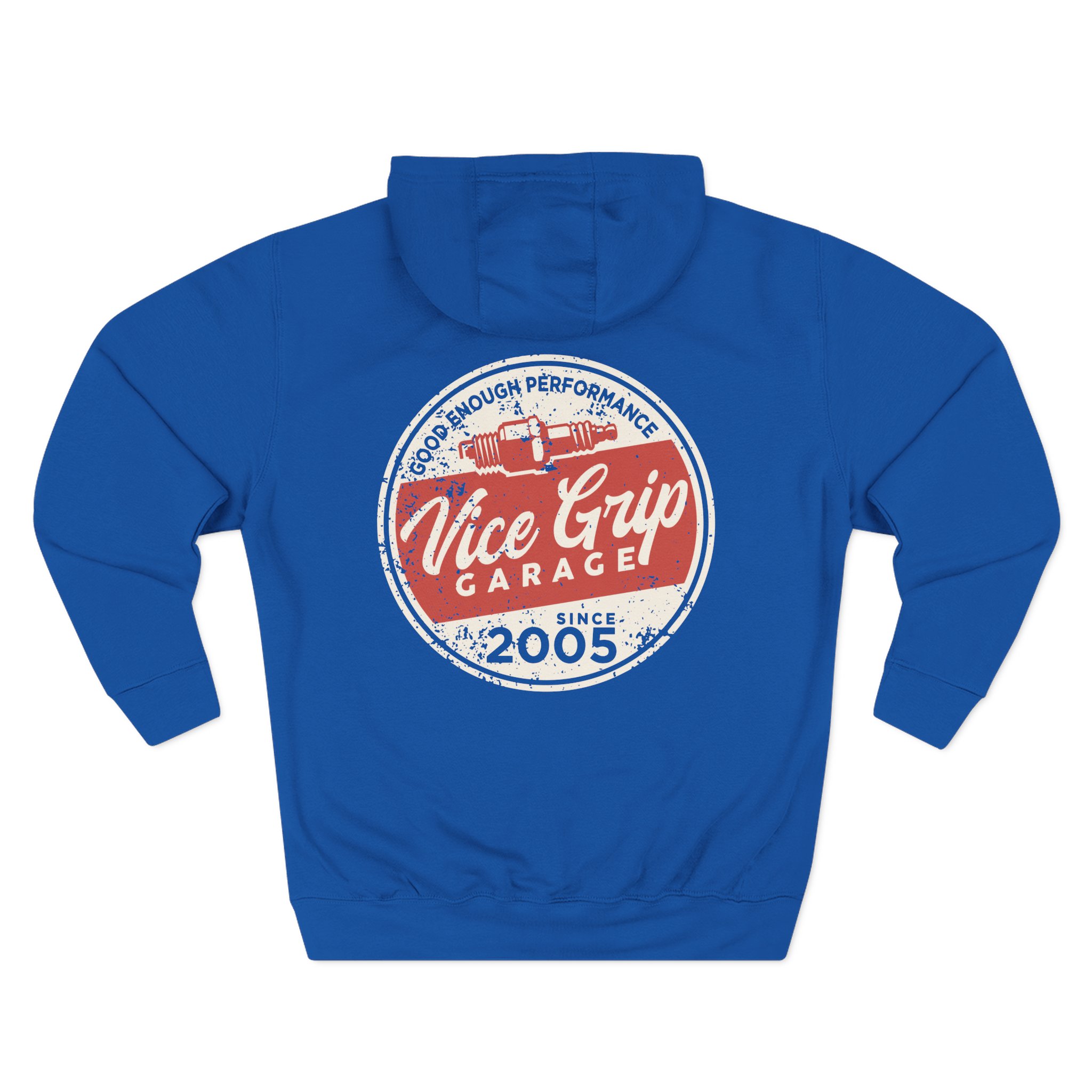 Vicegripgarage Good Enough Performance Redkap Three-Panel Fleece Hoodie
