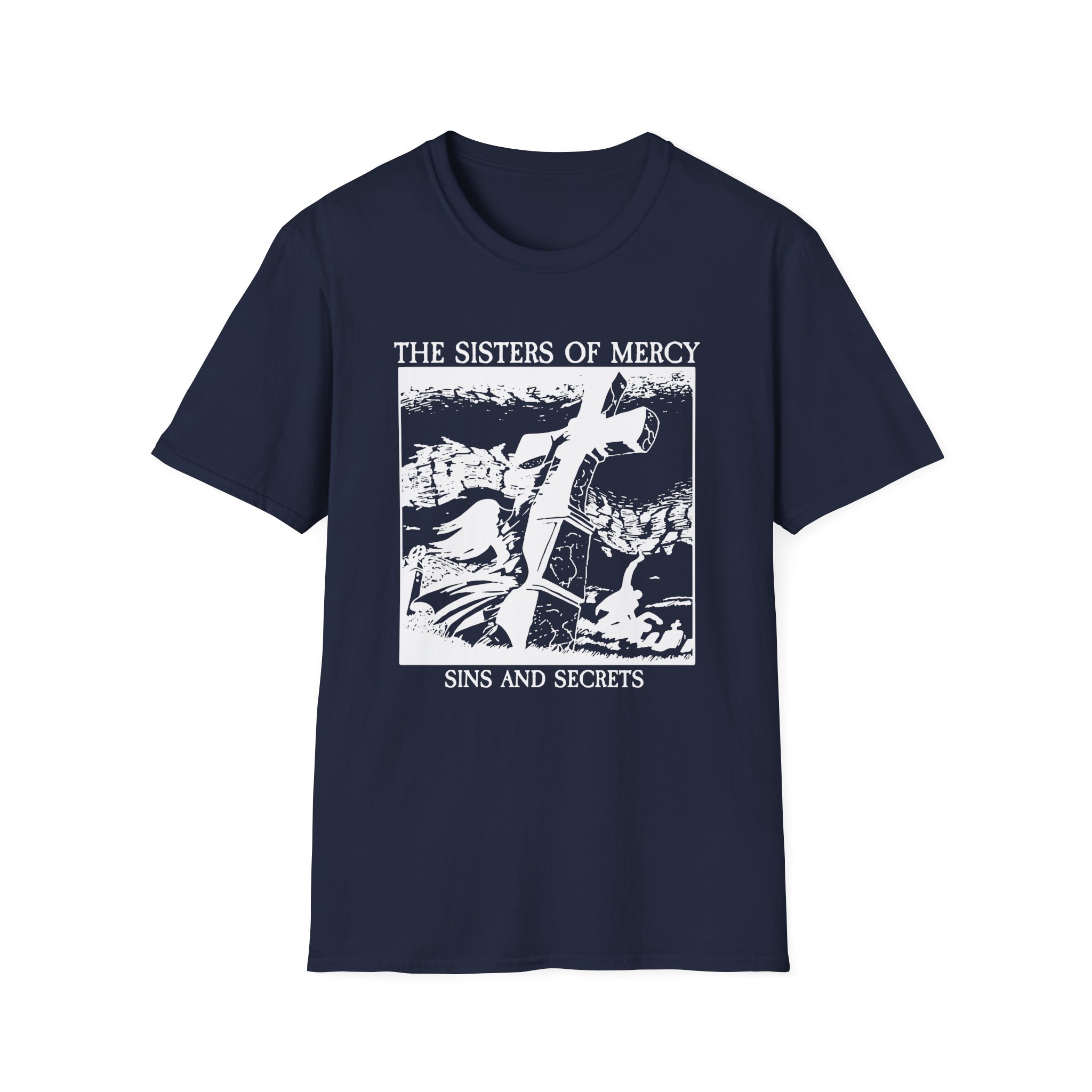 The Sisters Of Mercy Sins And Secrets Unisex Softstyle T-Shirt