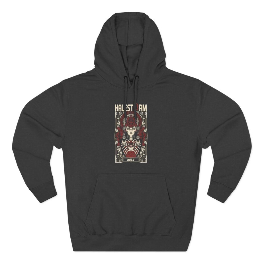 Halestorm 2017 Summer Tour Concert Three-Panel Fleece Hoodie