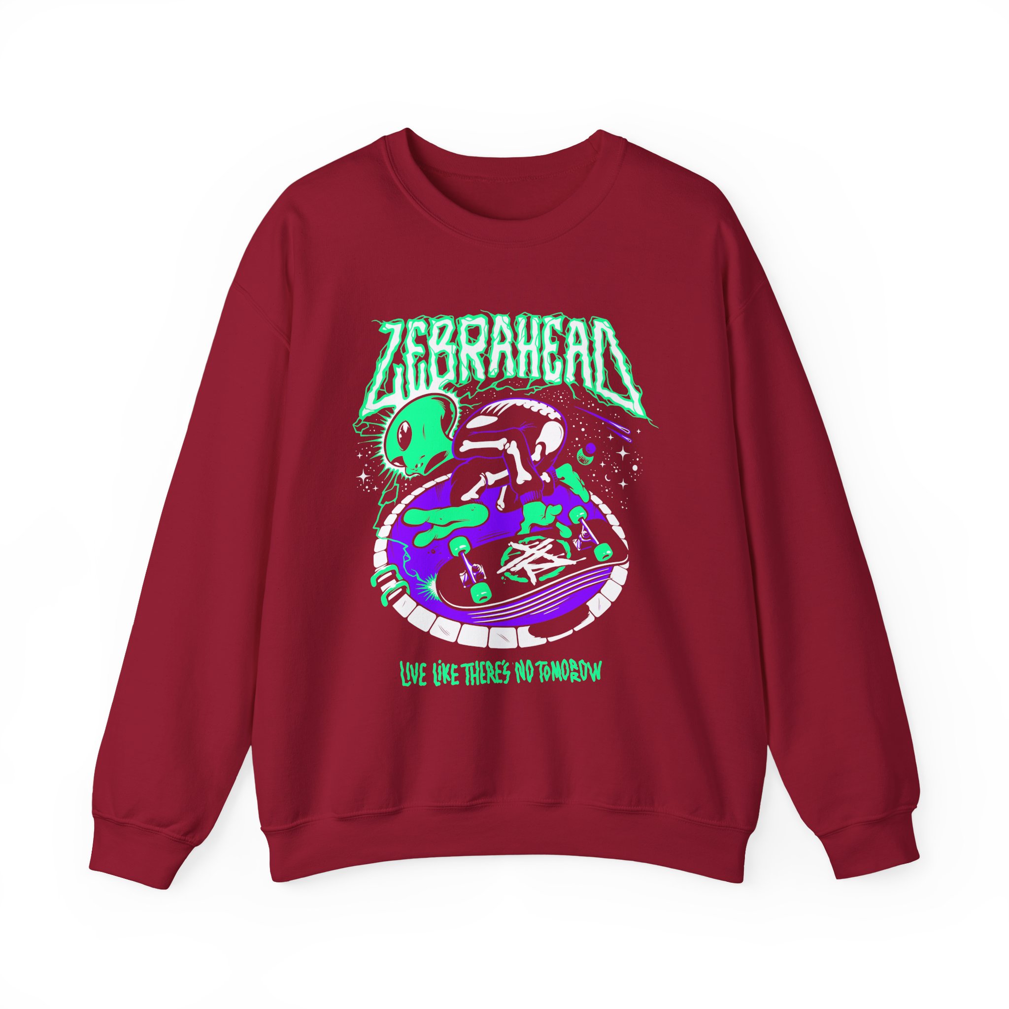Zebrahead Alien Unisex Heavy Blendâ„¢ Crewneck Sweatshirt